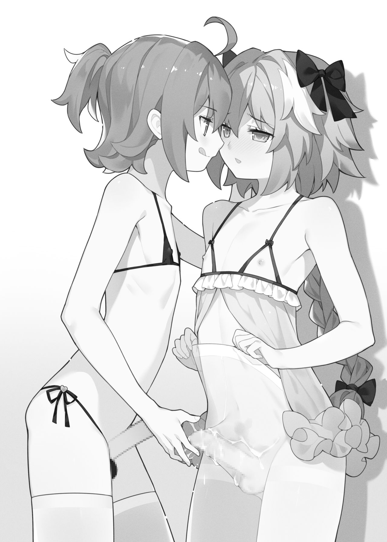 Otokonoko Servant no Hazukashii Jikan | 褲襪PLAY·男娘從者的羞恥時光 page 3 full