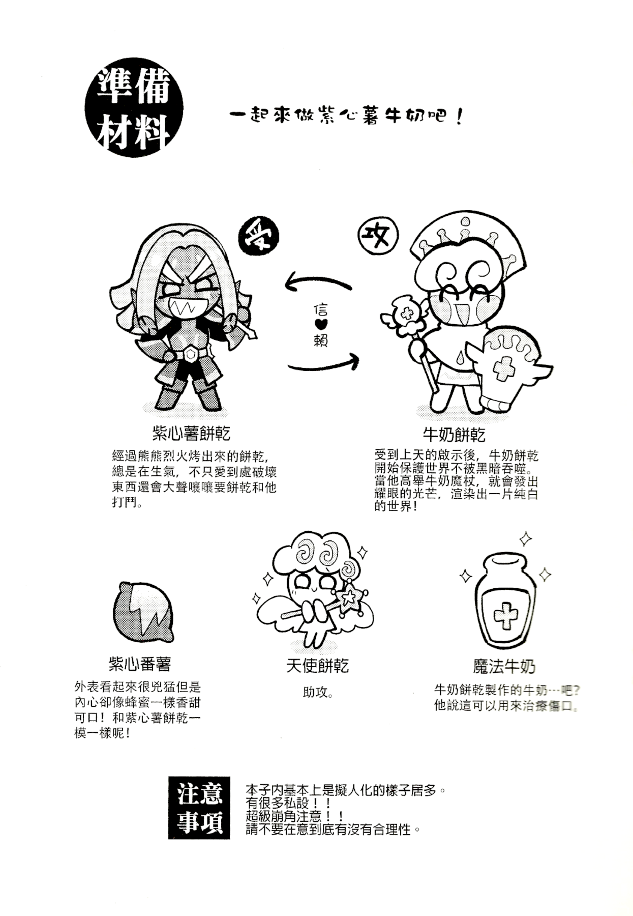 Yī qǐlái zuò zǐ xīn shǔ niúnǎi ba | "Let's make purple sweet potato milk together" page 2 full