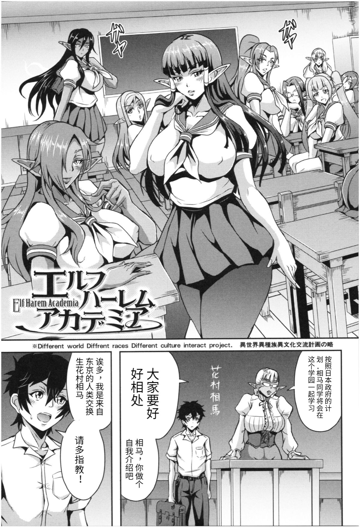 Elf Harem Academia page 4 full