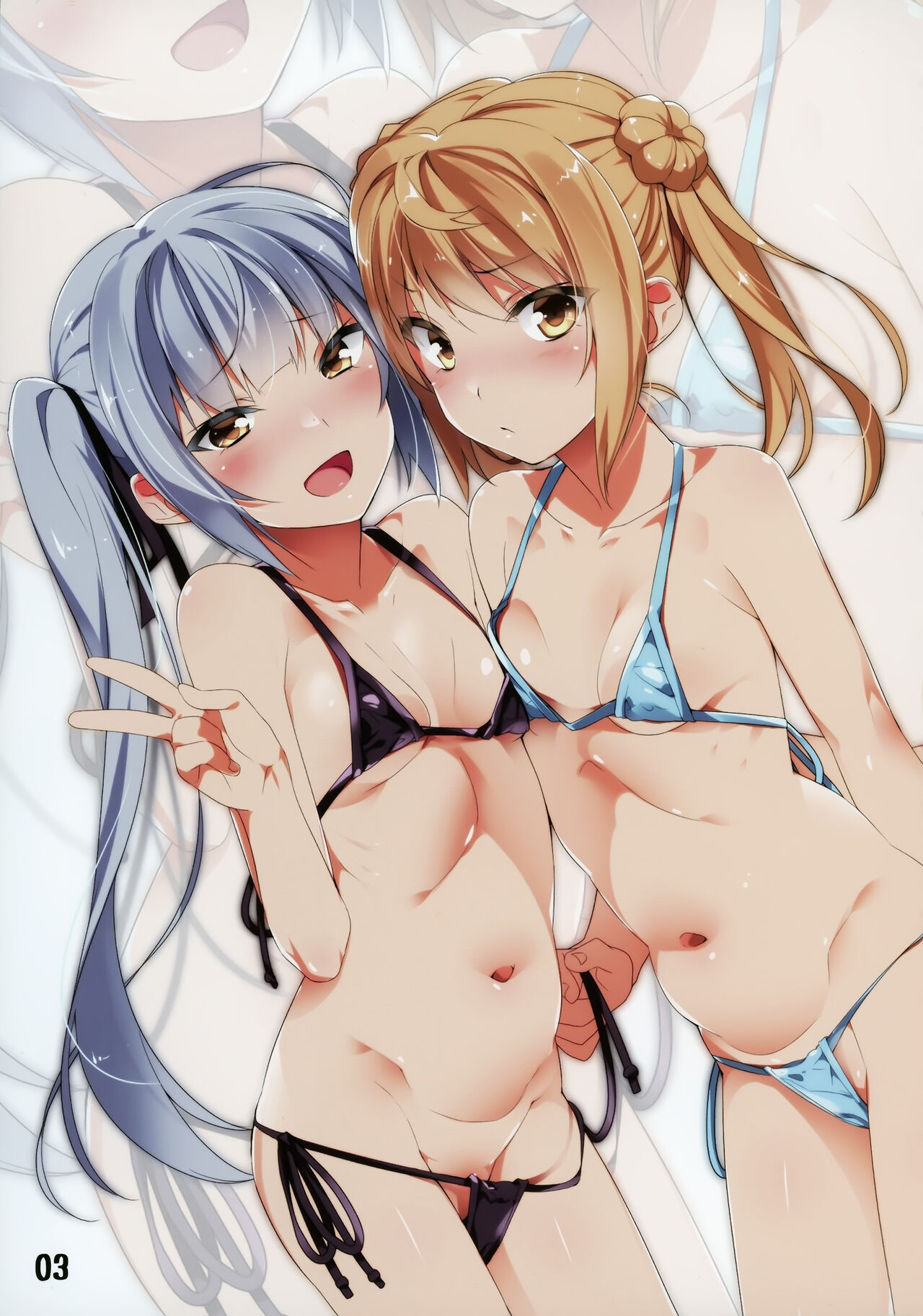 Asashio-chan-tachi ni Micro Bikini Kite Morau Hon page 2 full