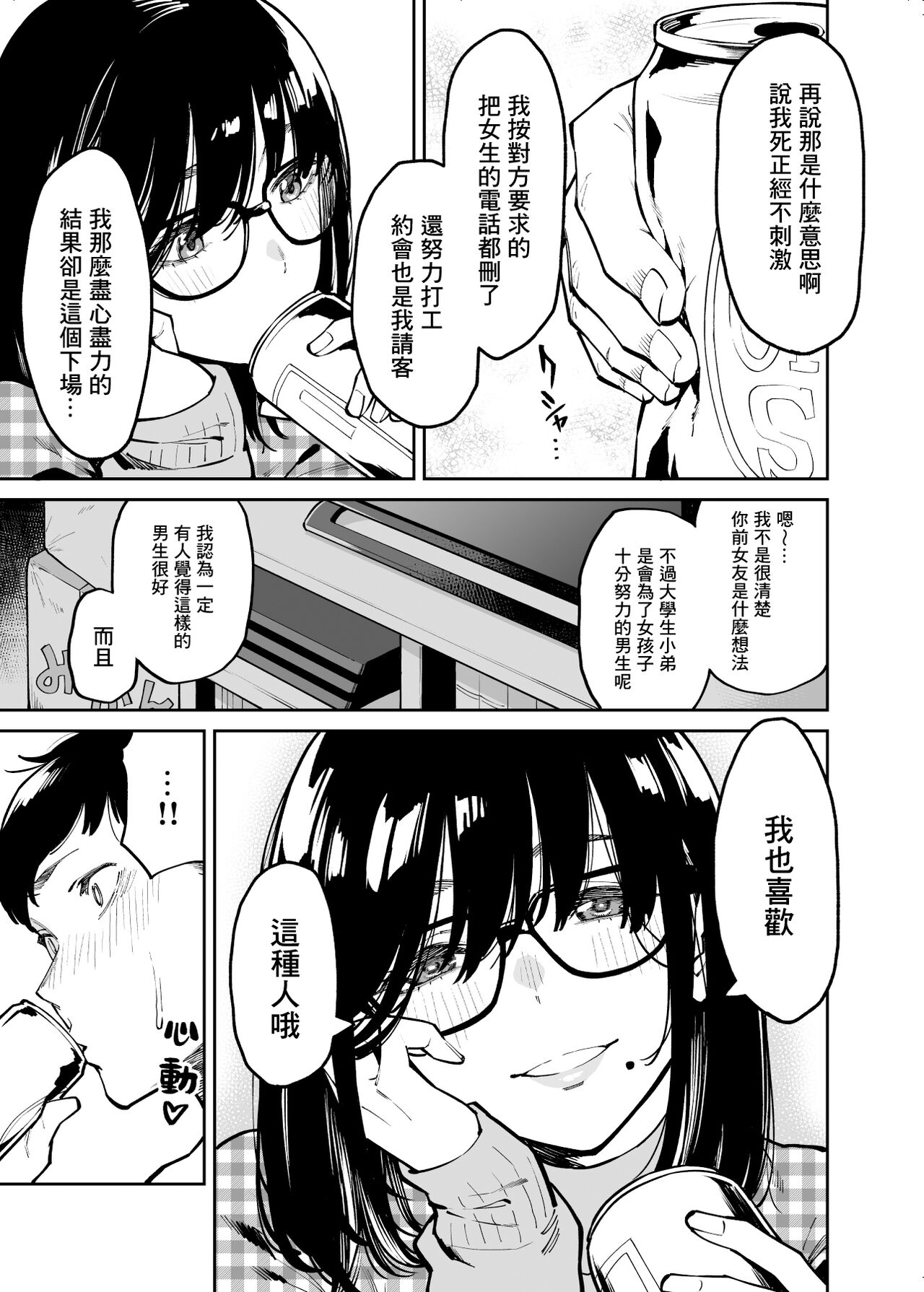 Otonari no Darashina Onee-san ni Nagusamerareru Hanashi | 被住在隔壁不修边幅的大姐姐安慰了的故事 page 8 full
