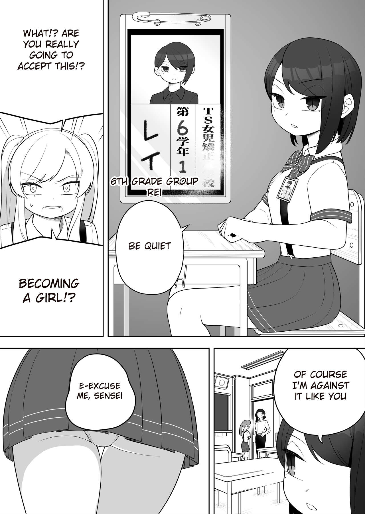 Kyousei Gimukyouiku! TS Ecchi na Onnanoko Kunrenkou! page 4 full