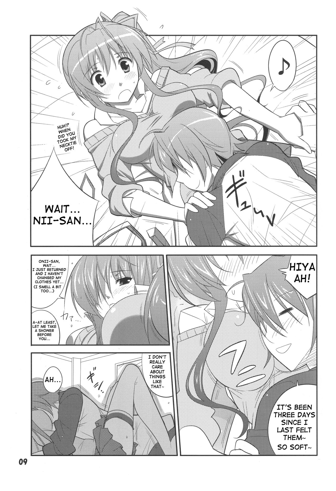 She turned white and... page 9 full