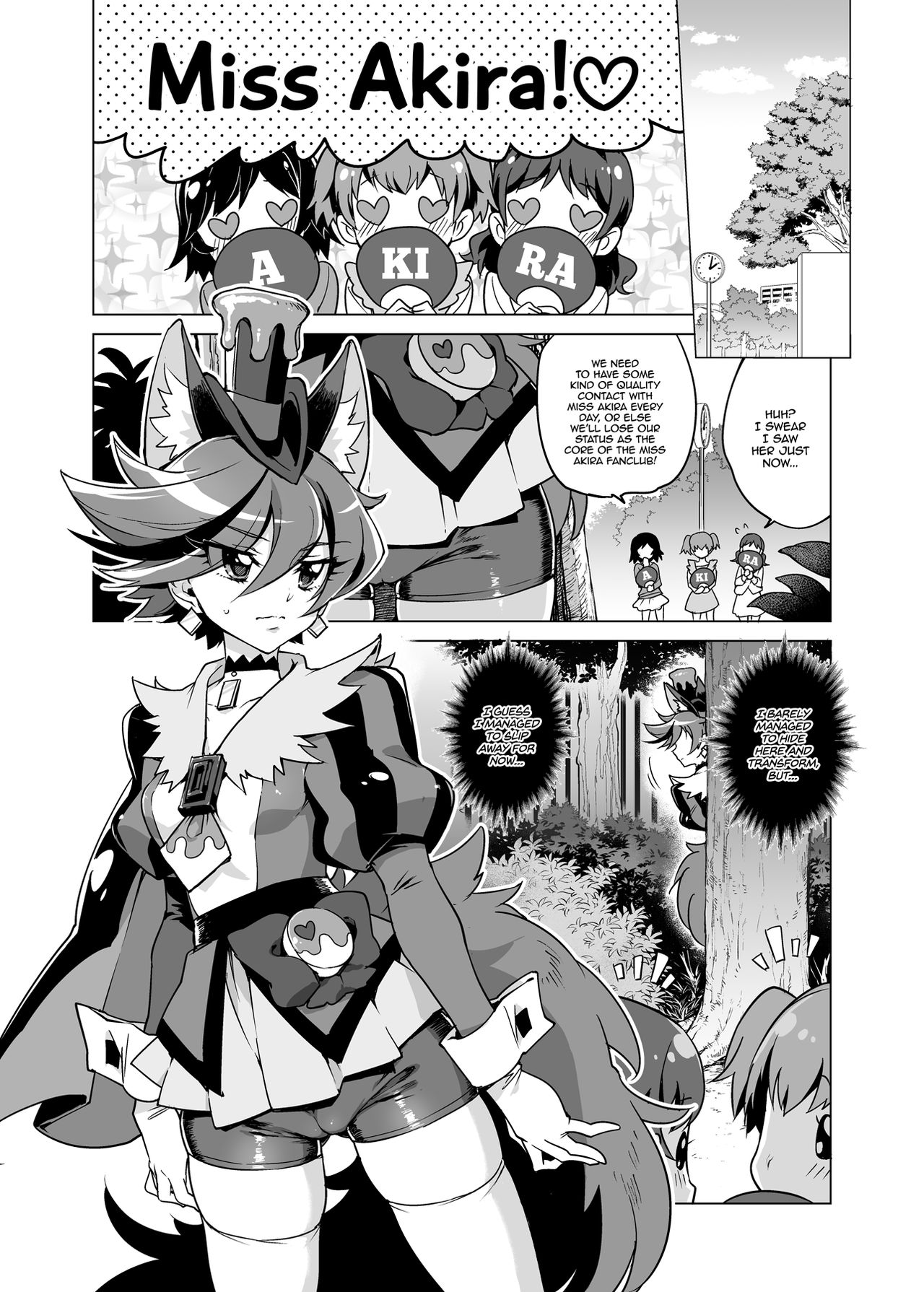 Chocolat-chan no Kirakira Roshutsu Juukan | Chocolat's Sparkling Public Mating Show page 4 full