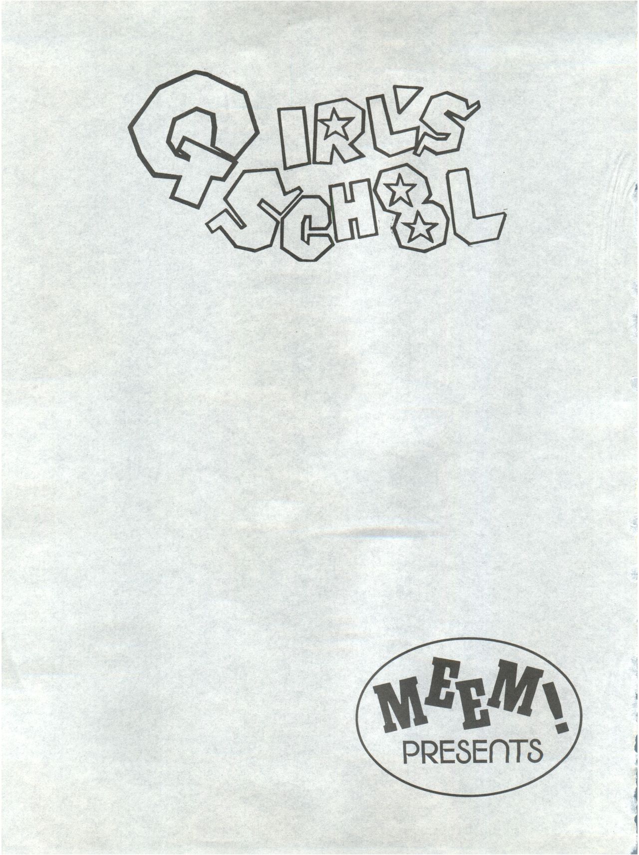 GIRLS SCHOOL page 3 full