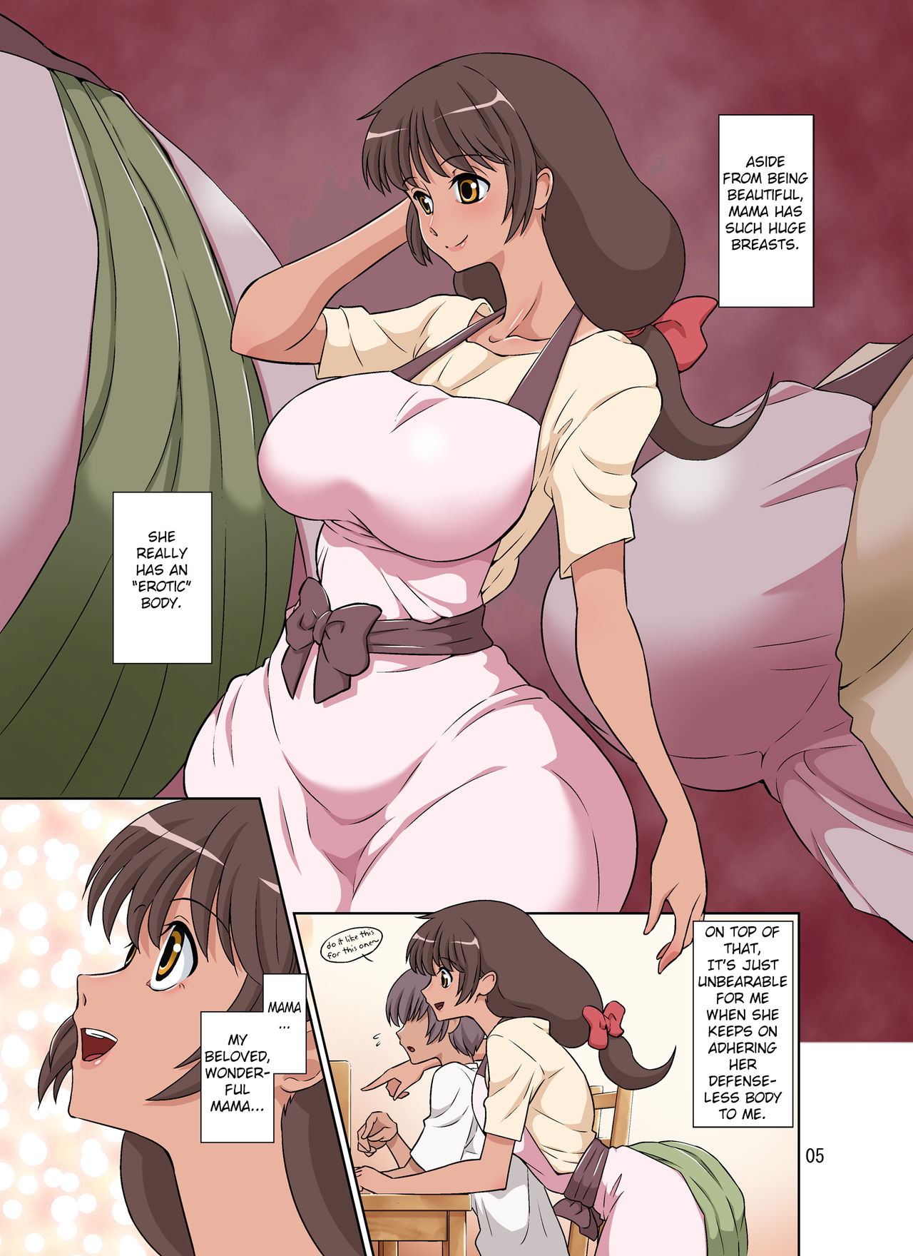 Sewayaki Mama, Musuko ni Hamerareru. page 5 full