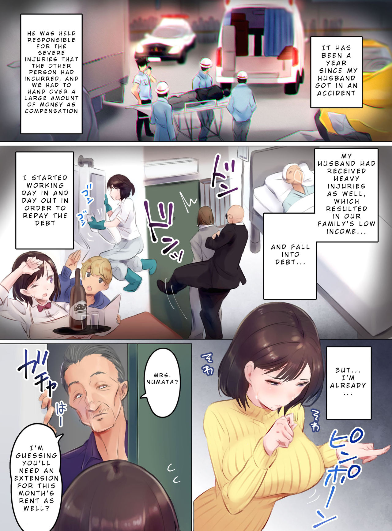 Tainou Yachin wa Karada Barai de ~Kichiku Ooya ni Netorareru Bijin Oyako~ page 4 full