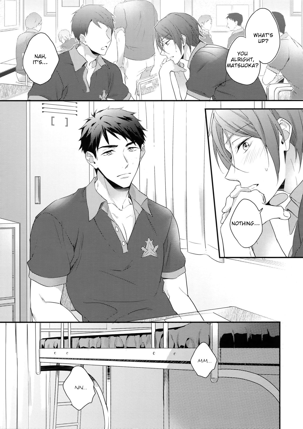 Matsuoka Rin no Hajimete Zenbu. | Rin Matsuoka's First Everything page 8 full