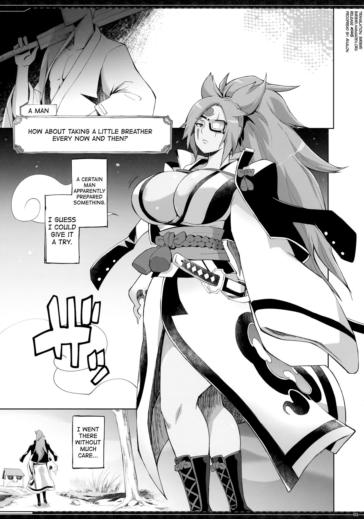 Baiken-san no Tatami Otoshi | Baiken-san's Tatami Drop page 3 full