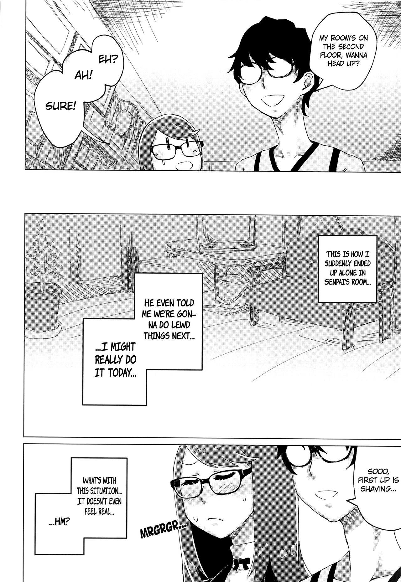 Yoshizawa to Sugosu Yaneura no Gogo - Afternoon in the Attic with Yoshizawa   =White Symphony= page 5 full