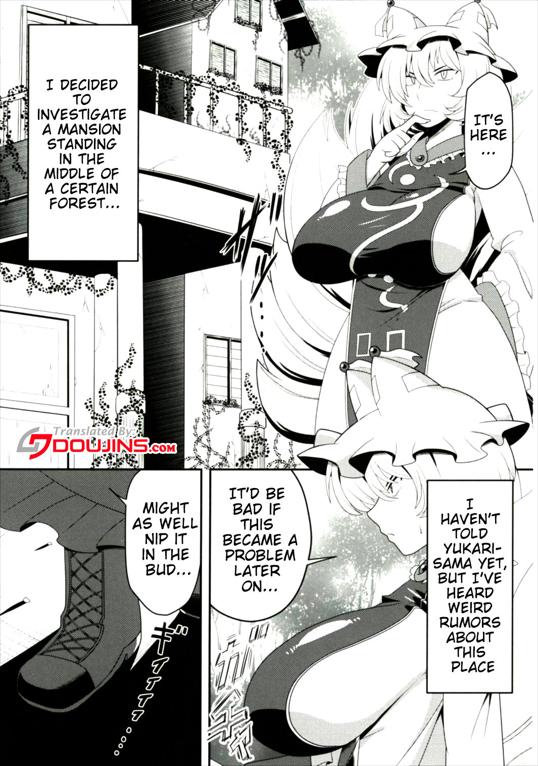 Yakumo Ran ga Saimin de Kyousei Hatsujou Saserarechau Hon page 2 full