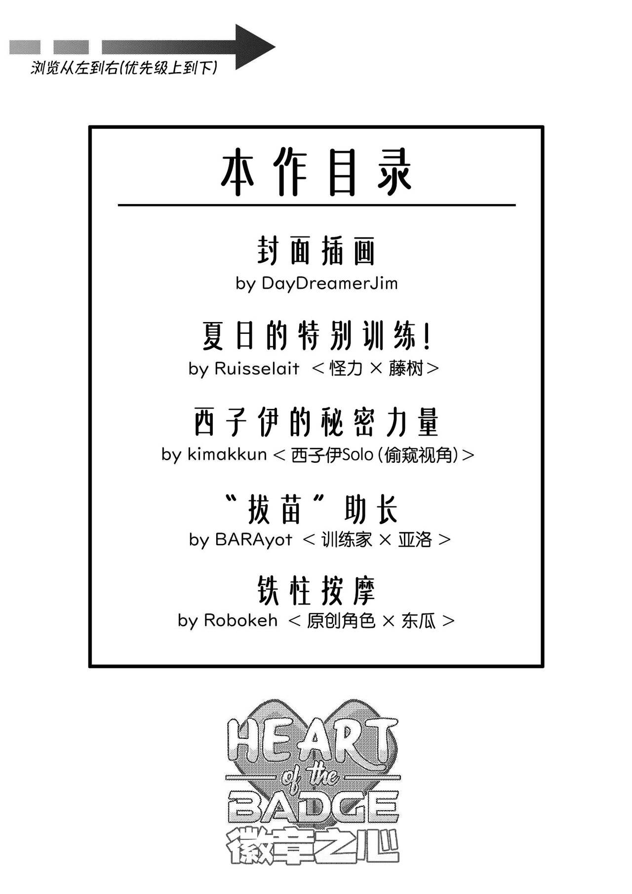 HEART OF THE BADGE - Pokemon | 徽章之心-宝可梦同人 page 4 full