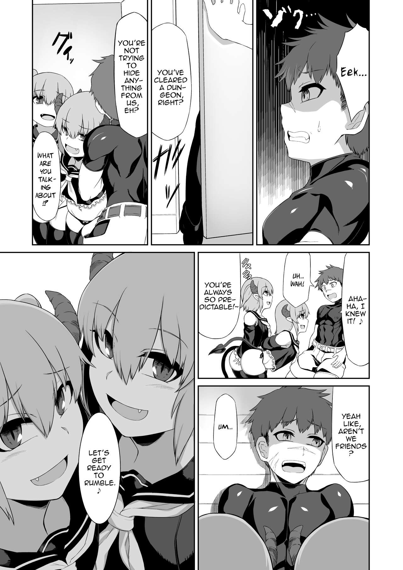 Futago Succubus to Mahou no Onaho | The Succubus Twins and the Magical Onahole page 6 full