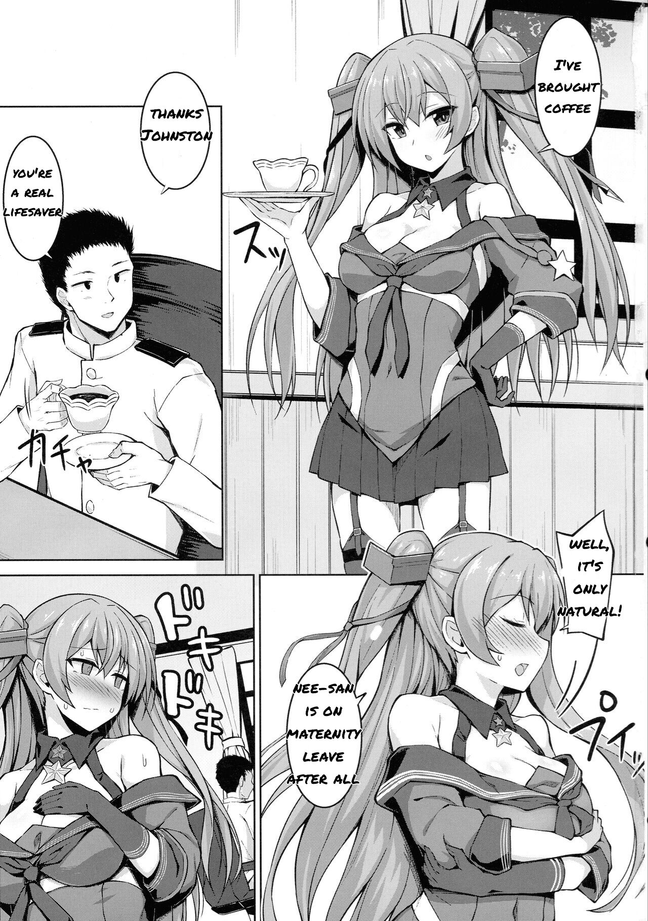 Sankyuu-chuu no Fletcher ni Johnston ga Kuwawatte Futari de Aka-chan o Ninshin suru Hon page 3 full