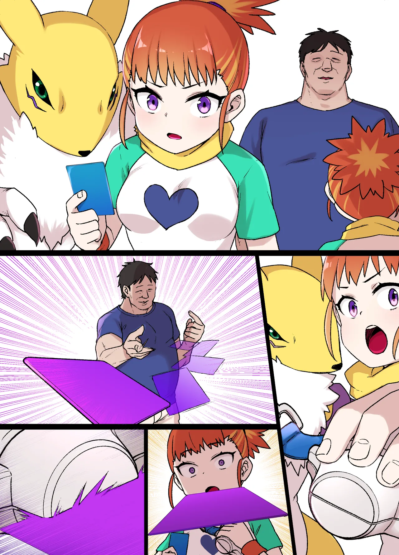 デジモン洗脳 牧野留姫＆レナモン page 7 full