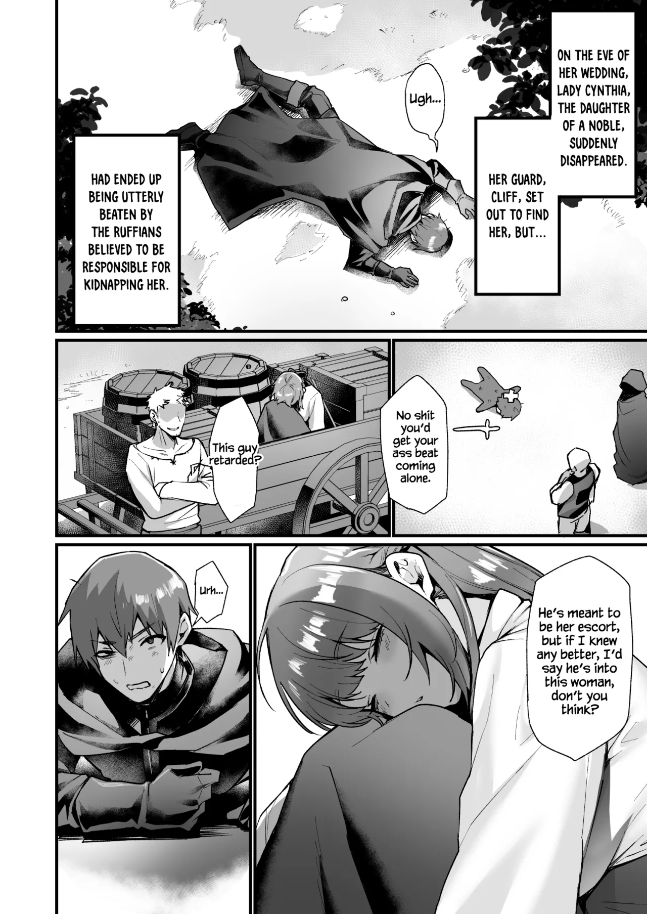 Goei Kishi no Irekawari Nyotaika Mission! | The Escort Knight's Bodyswapping Genderbending Mission! page 3 full