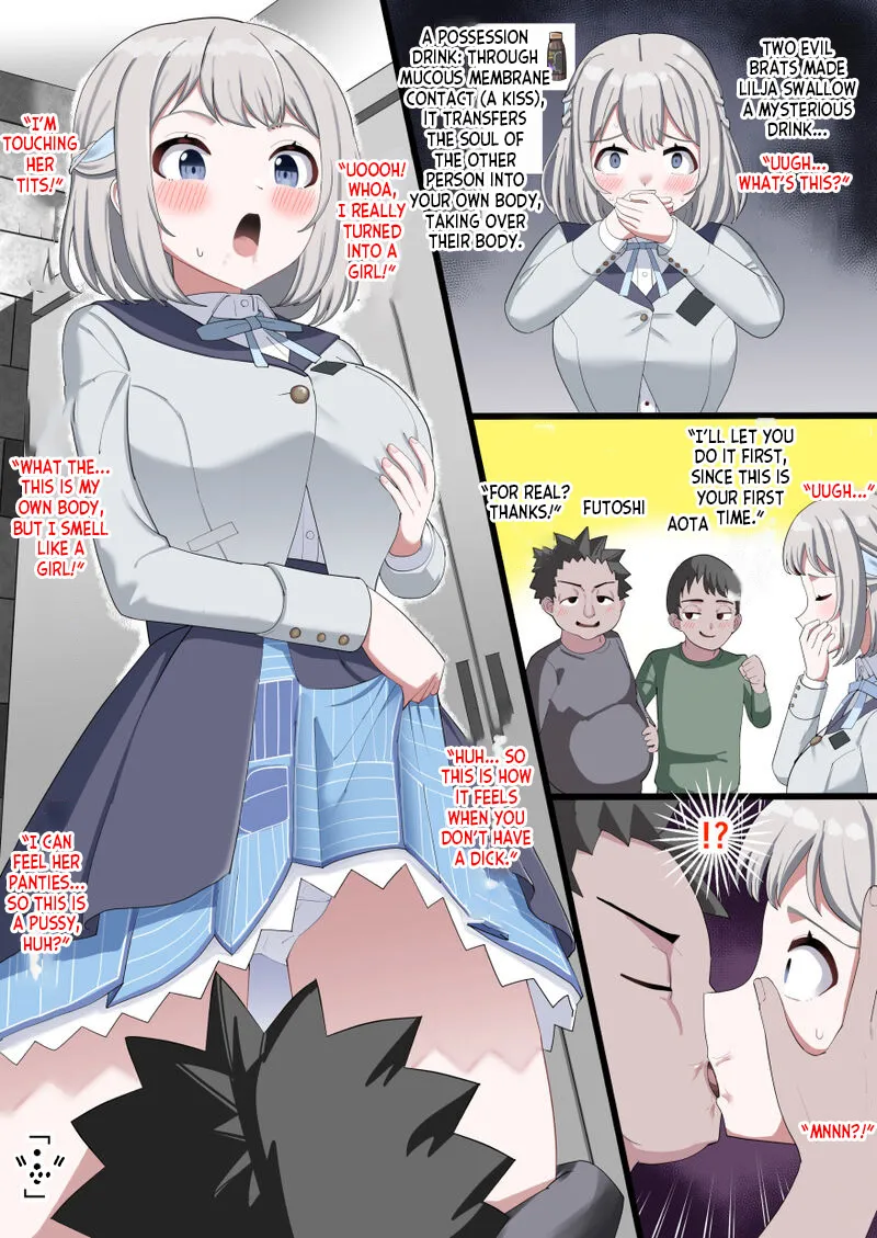 two evil brats messing around with a girl's body page 1 full