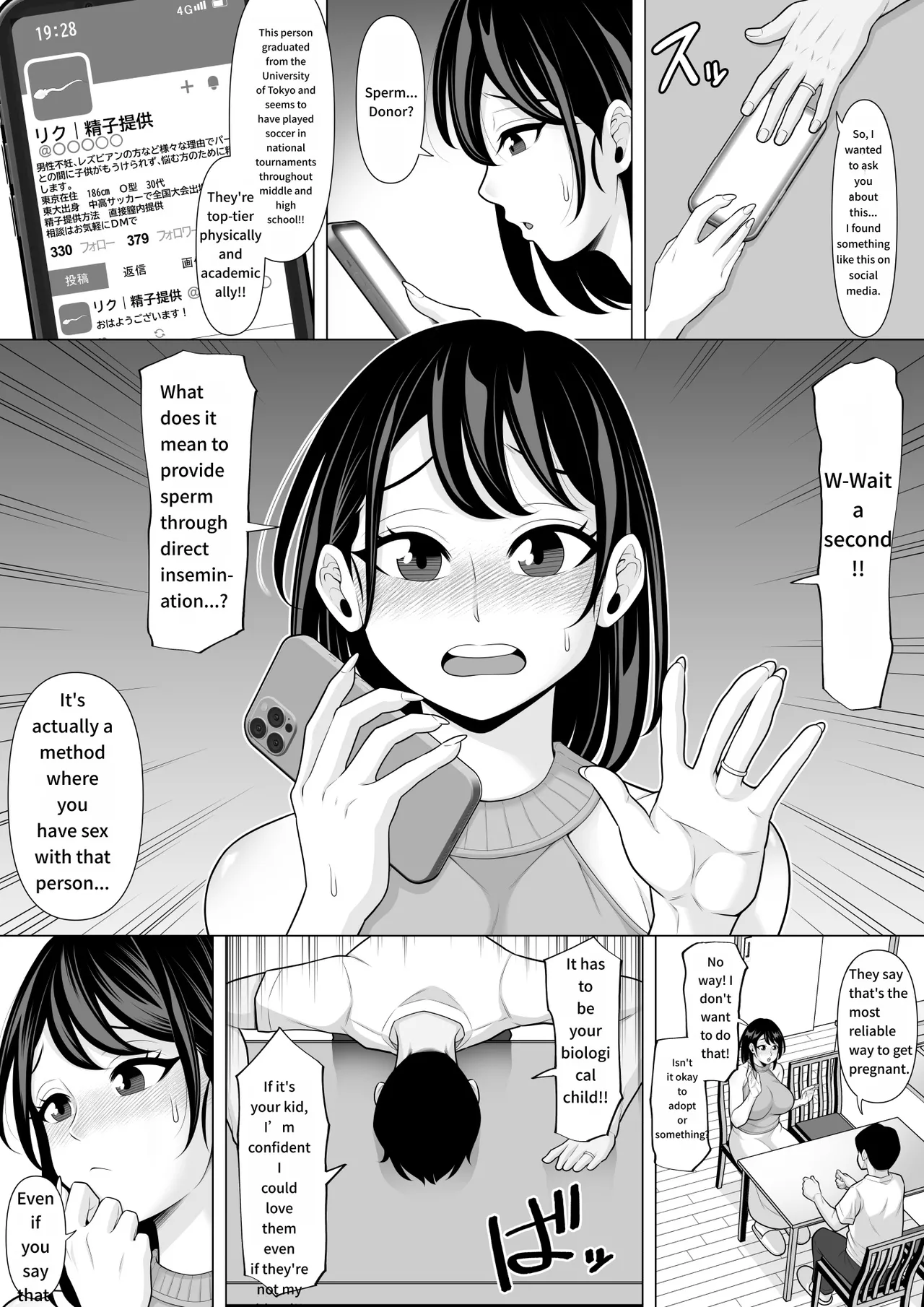 Seishi Teikyou o Uketa dake nanoni... ~Kyokon ni NTRre Tsuma ga Nikuyoku ni Kurutta Hanashi~ |  | Just a Sperm Donation... ~How My Wife Was Driven Crazy by Lust After Being Taken by a Huge Cock~ page 5 full