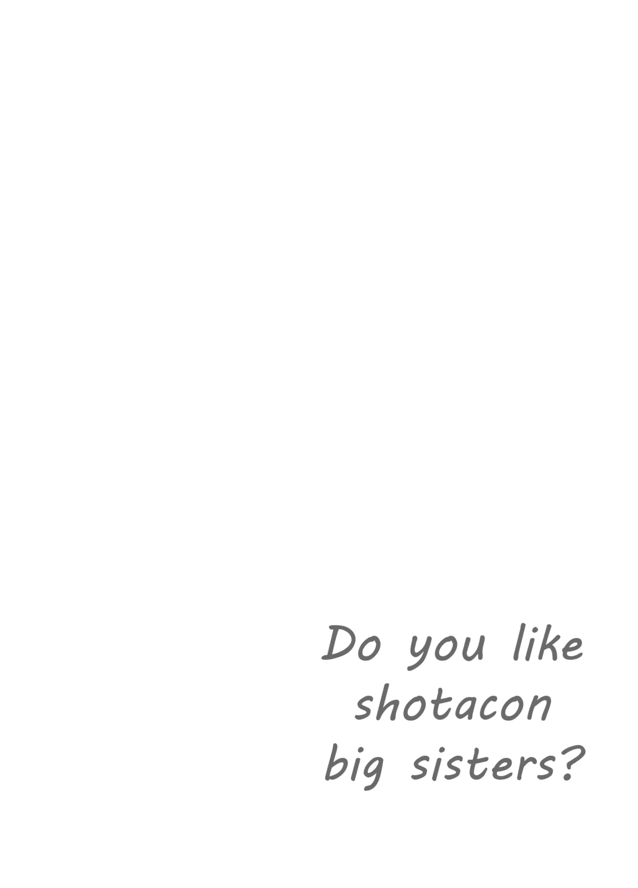 Shotacon no Oneechan wa Suki Desu Ka? | Do you like shotacon big sisters? page 2 full