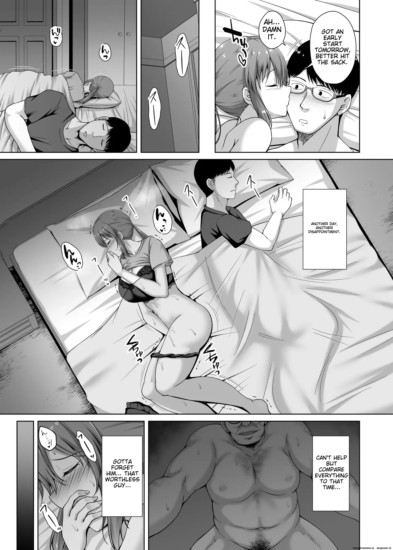 Choukyou Zumi Hitozuma OL wa Joushi ni Dakare Futatabi Ochiru page 4 full