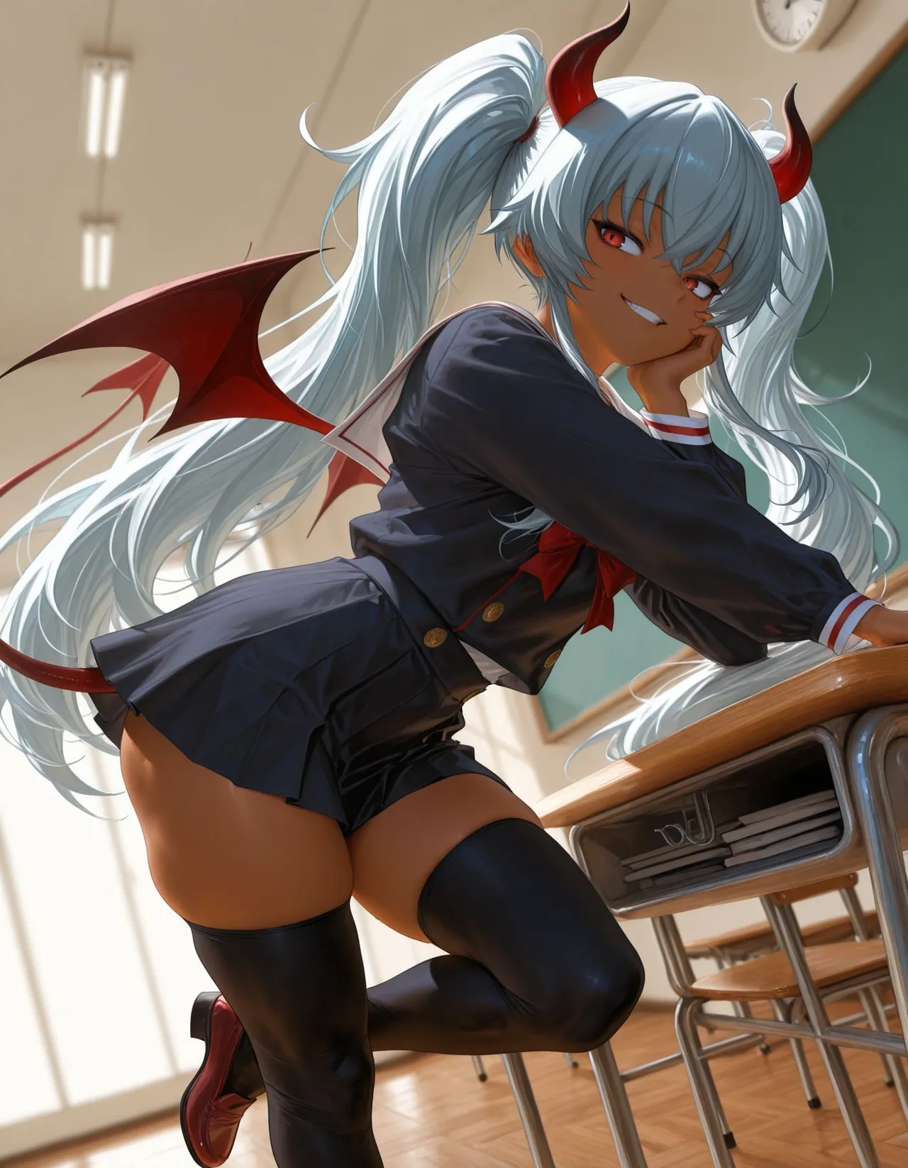 褐色#182 グリムアロエ grim aloe nsfw  褐色生活_DSL ai generated page 2 full