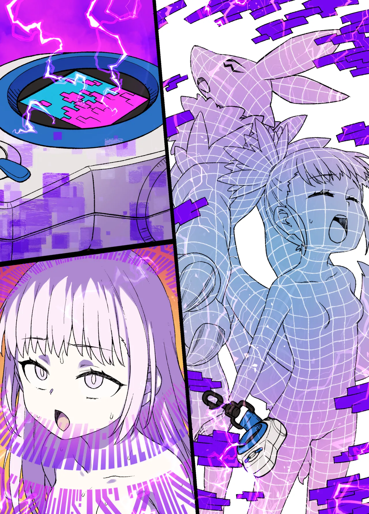 Digimon Sennou Makino Ruki & Renamon  | 數碼寶貝洗腦 牧野留姬&妖狐獸 page 9 full