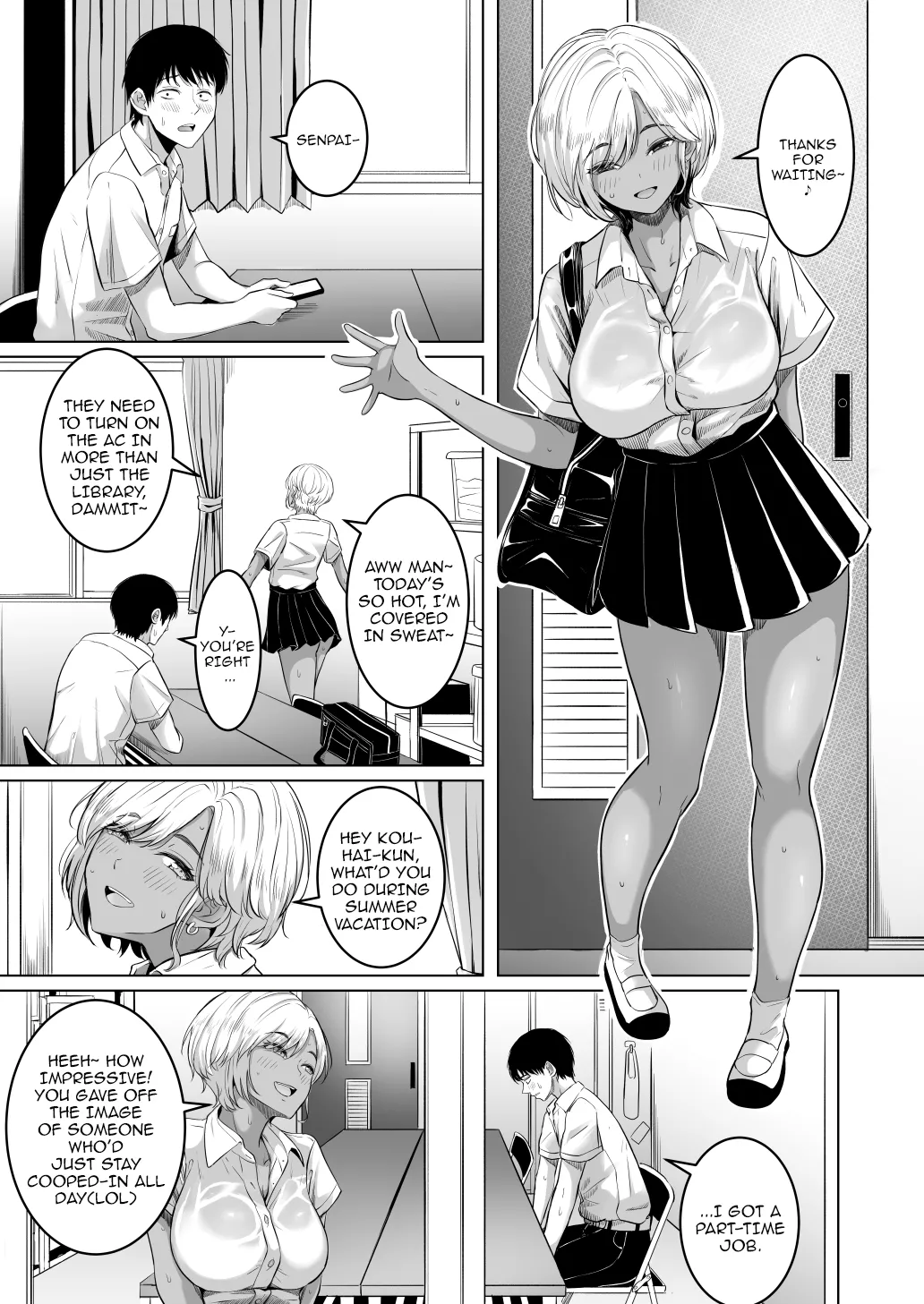 Senpai no Muwaa o Boku wa Mitai | I Wanna See Senpai's Stuffy, Steamy Place page 2 full