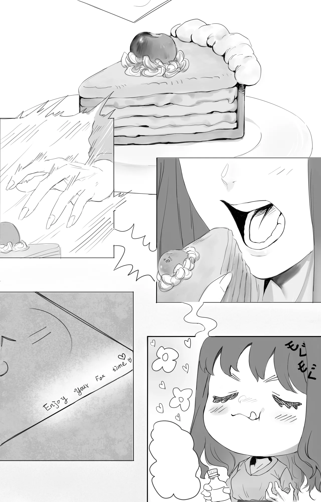 A  fox girl transfur comic page 4 full