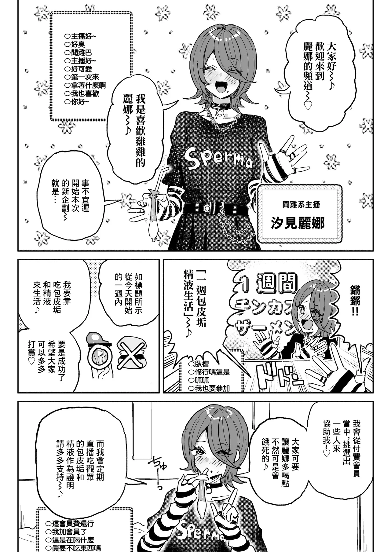 Chin Kagi Kei Haishinsha Isshuukan Chinkasu Zamen Seikatsu page 3 full