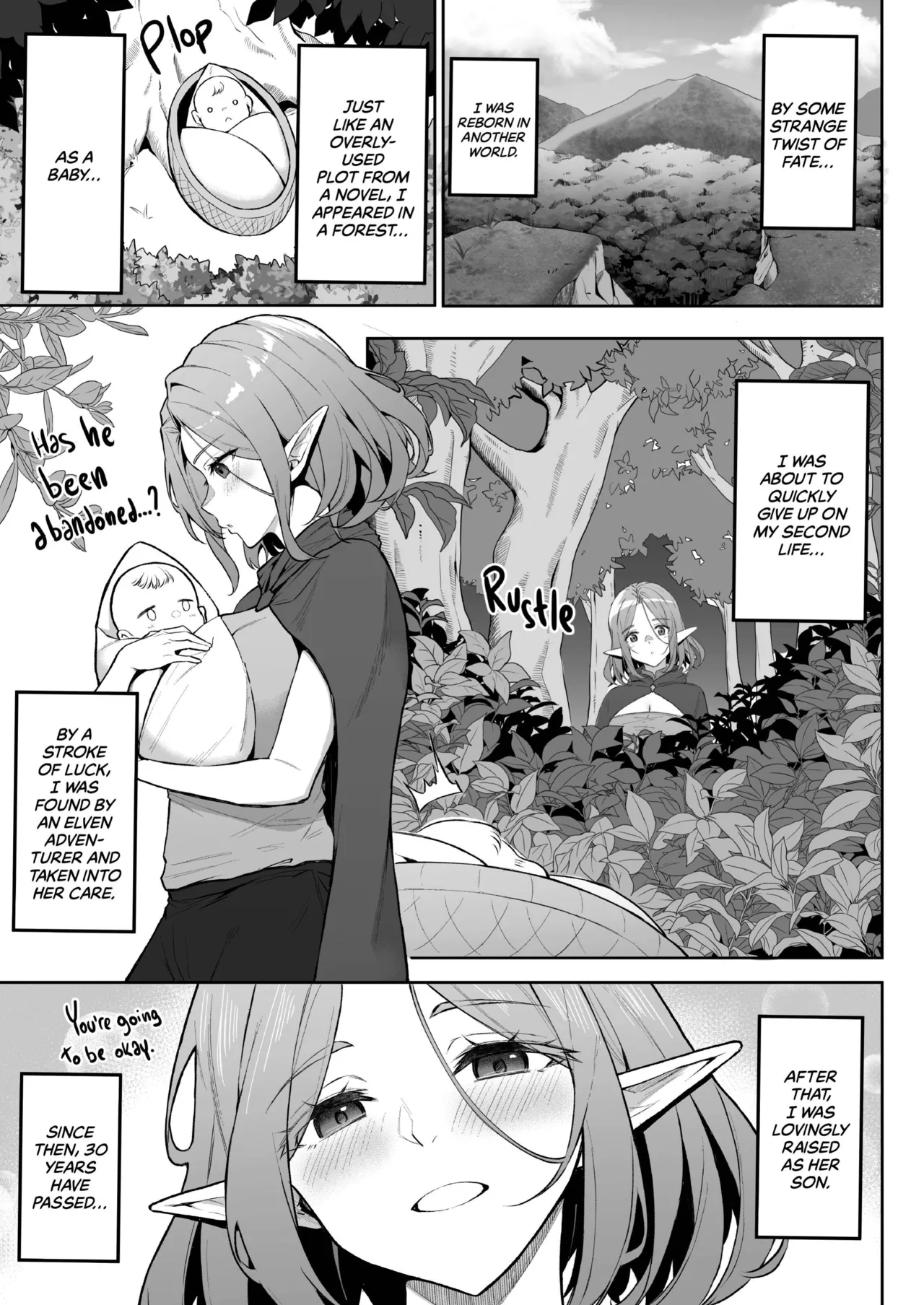 Tensei Shitara Kahogo na Elf-san ni Hirowareta Ken page 4 full