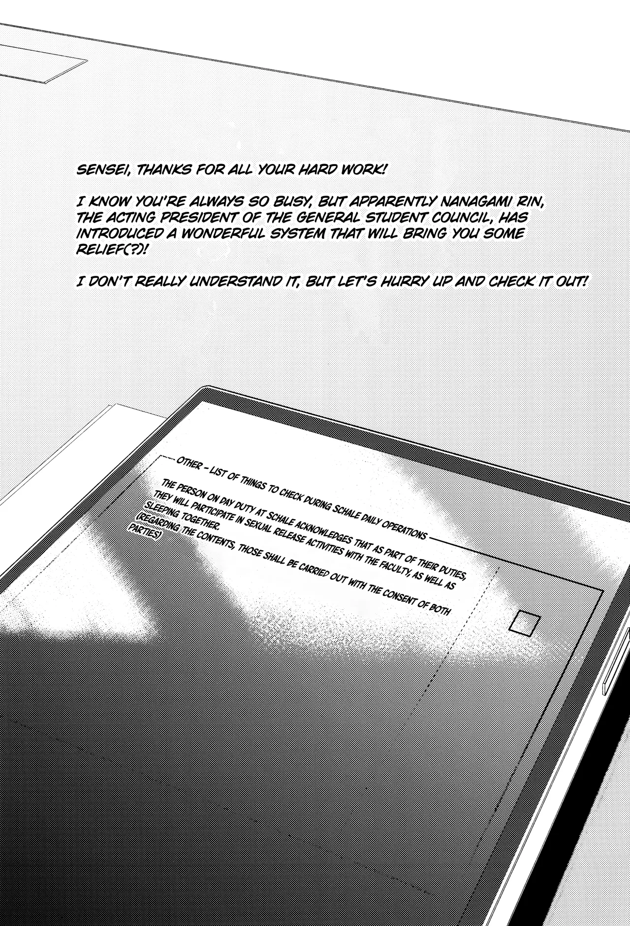 Schale Senzoku Seishori Touban /  Schale's Dedicated Sexual Relief Liaison page 2 full