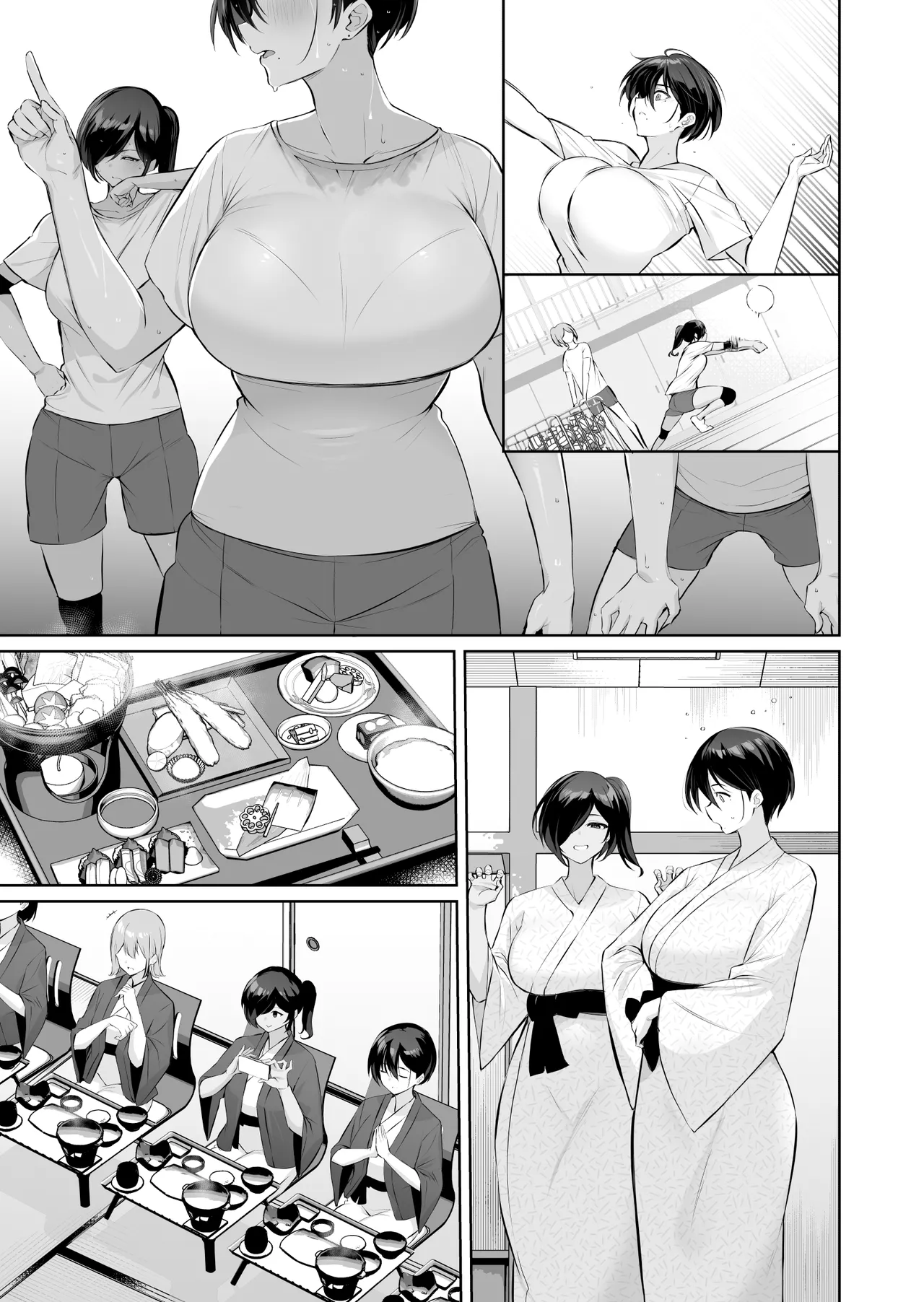 Mitsu Kan Gasshuku ~Danshi Buin no Gohoubi Mesu Onaho~ page 7 full