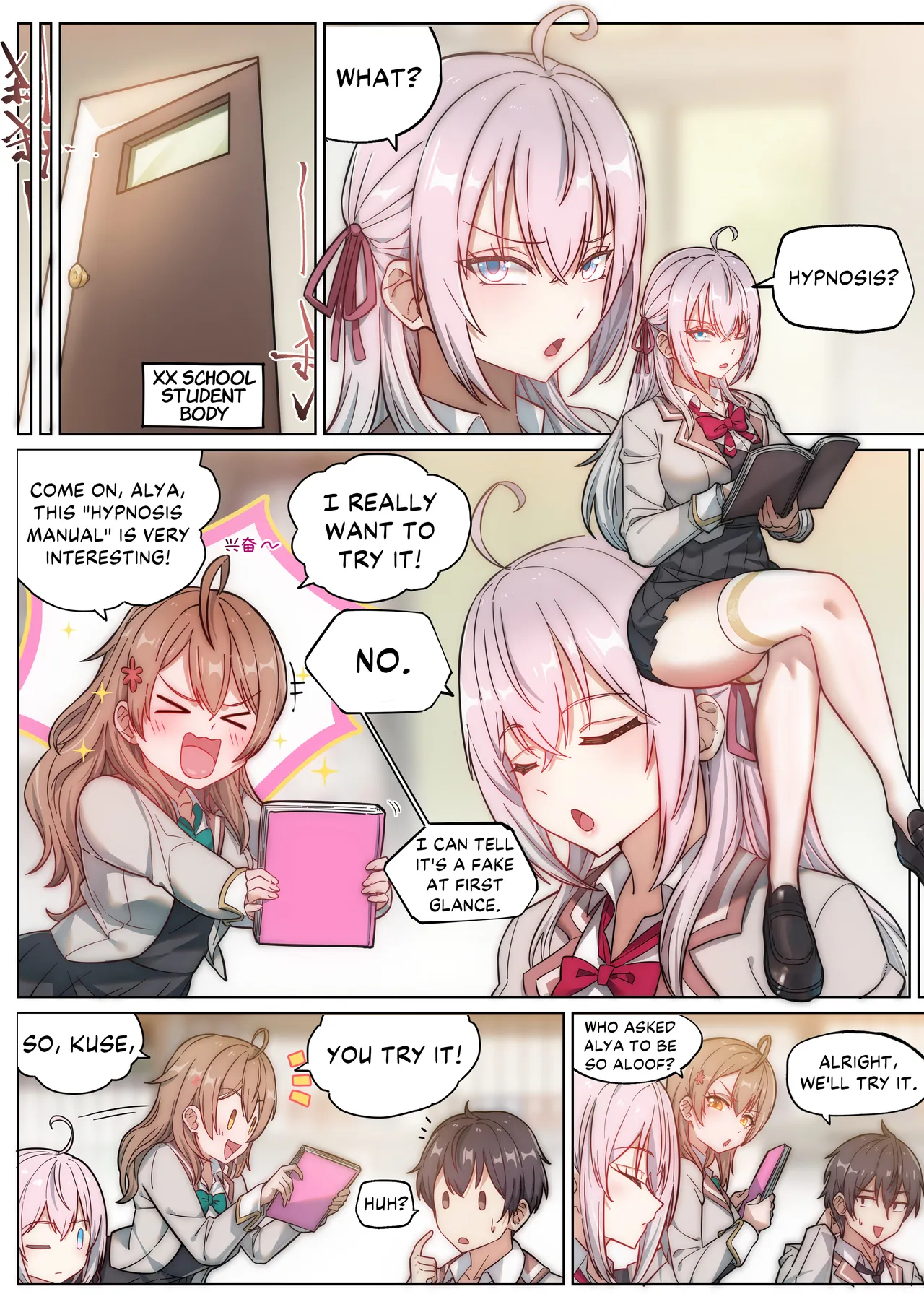 Alya Sometimes Hides Her Feelings in Russian Hypno Fuck NTR page 1 full