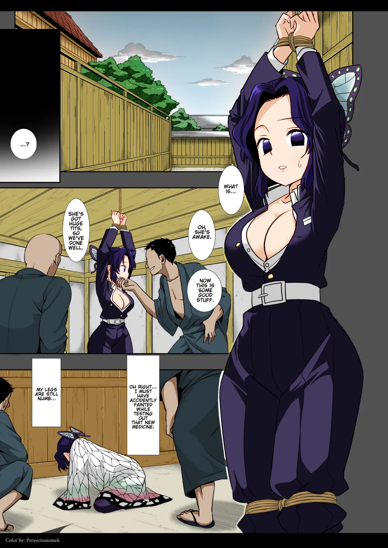 Shinobu Kousoku Rinkan _ Shinobu's Bondage Rape Color by proyectoanimeh page 3 full