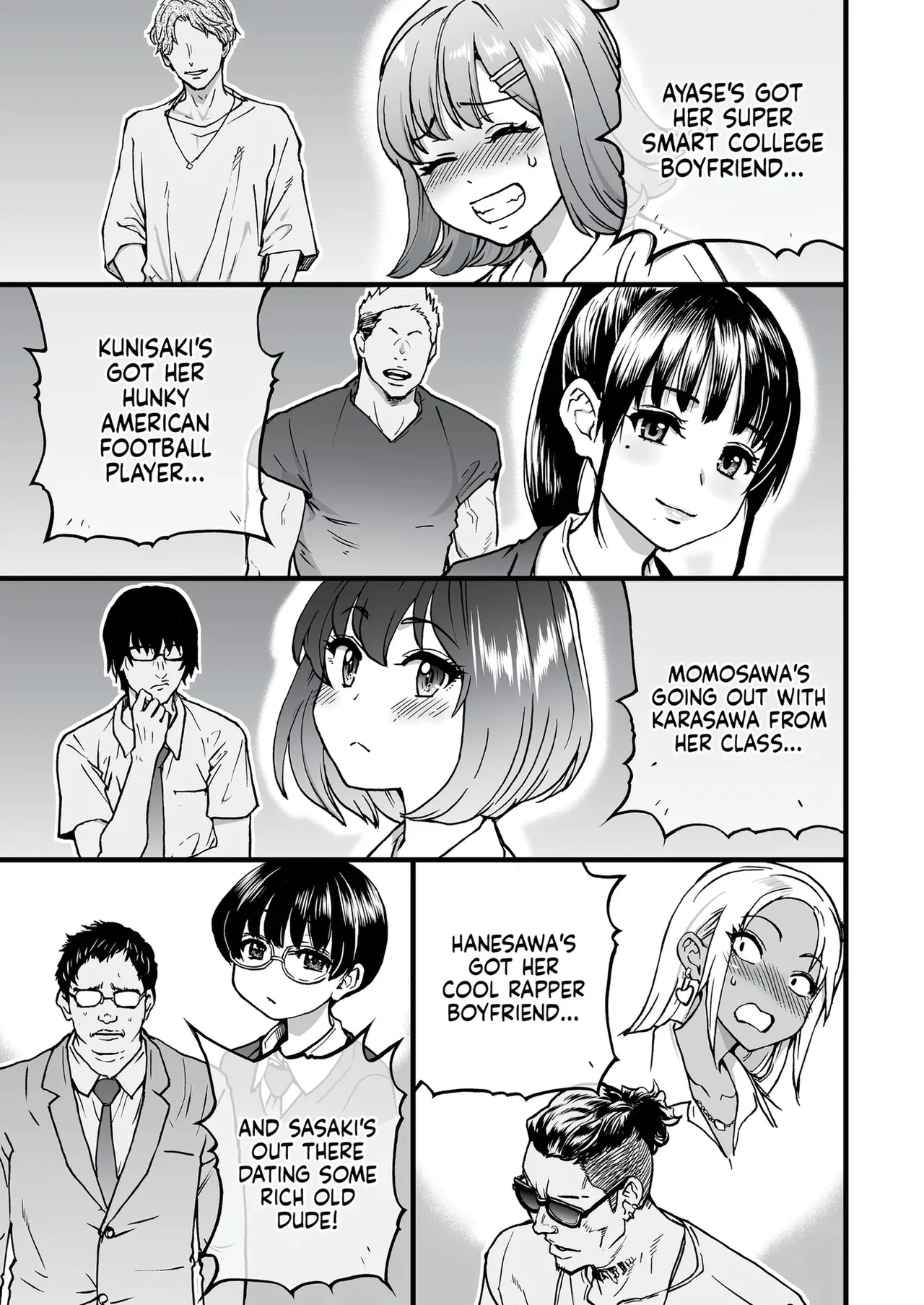 100-Kai Furareta Zetsubou-teki ni Motenai Ore o Awarenda Kareshi Ari Onna Tomodachi ga Nandemo Eroi Koto Yarasete Kureta!! page 10 full