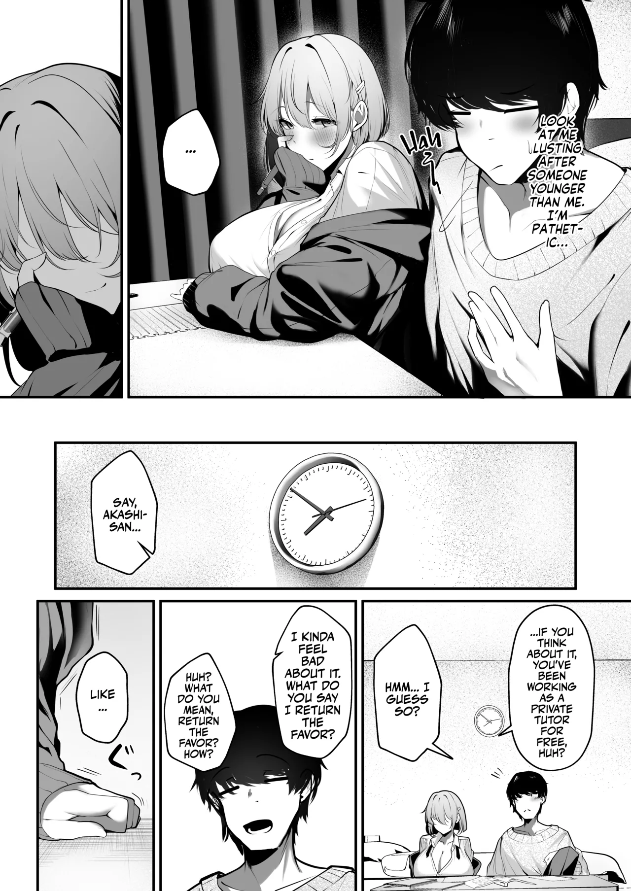 Ooya no Musume no Kyonyuu Gal ni Benkyou Oshietara Ecchi Shite Kureta Hanashi | The Landlord's Big-Tittied Gyaru Daughter Lets me have Sex in Exchange for Private Lessons! page 8 full