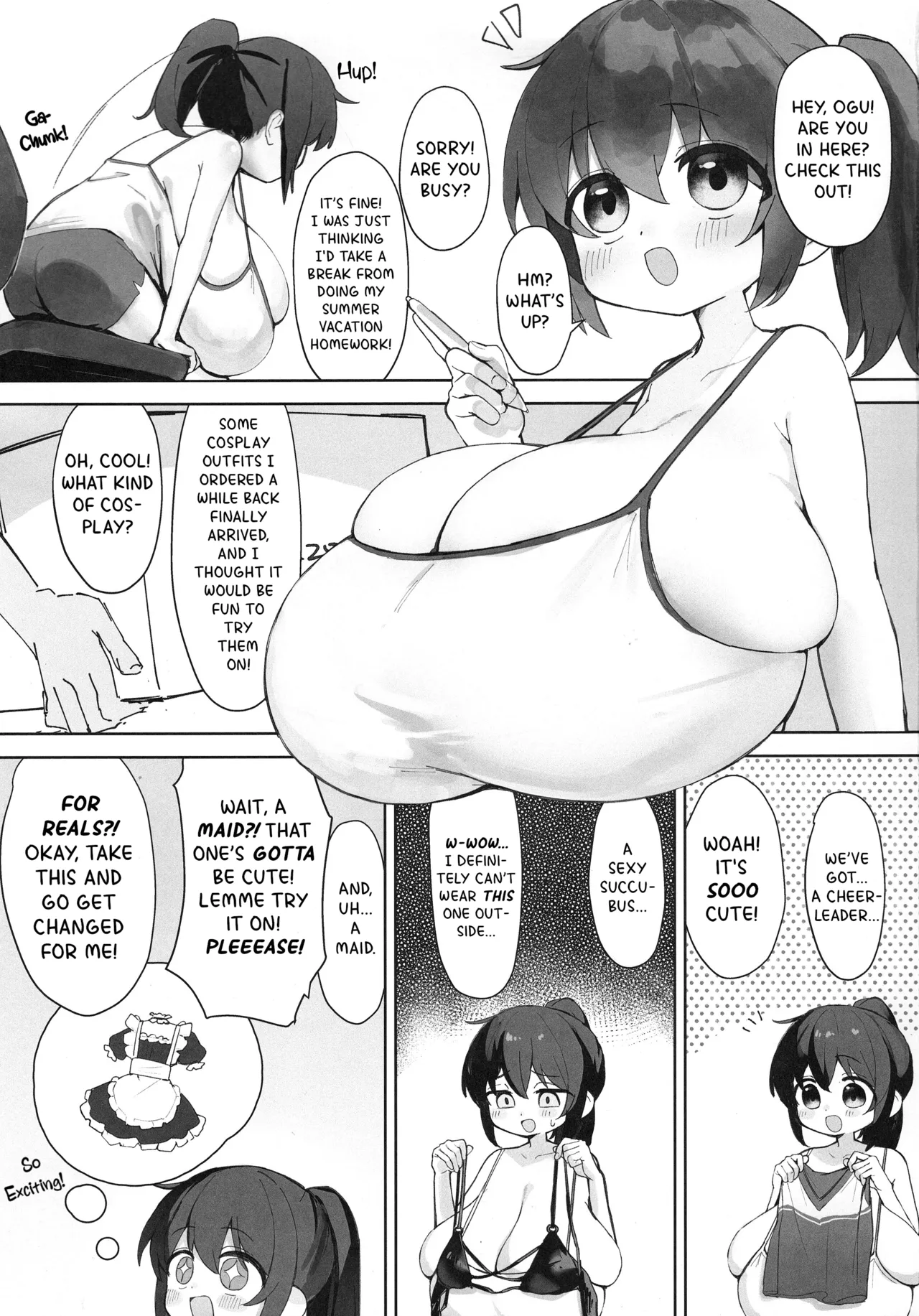 Oggu-chan to Cosplay Ecchi suru Hon Maid Hen | Having Cosplay Sex With Ogu: Maid Arc page 2 full