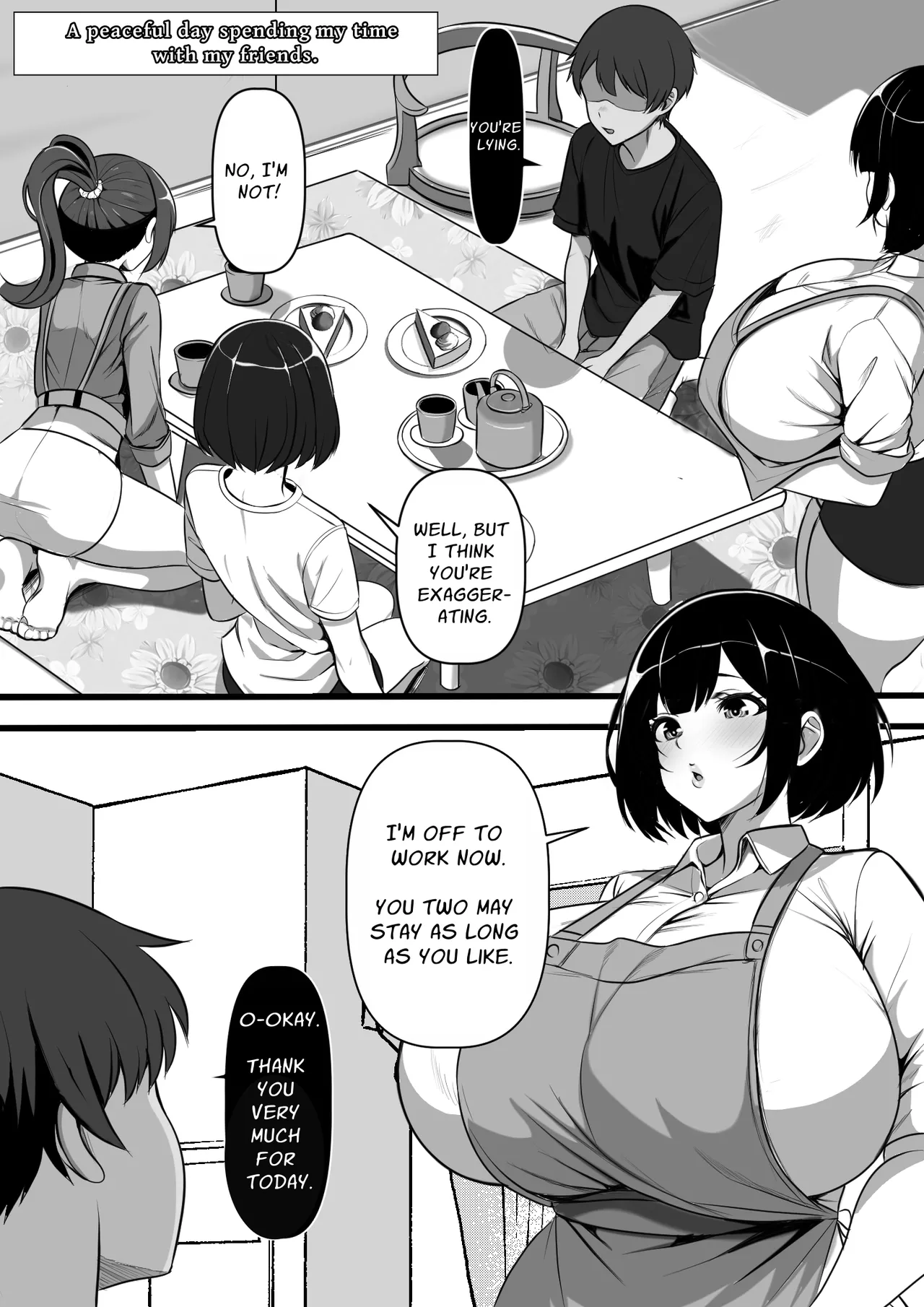 Mura ni Ikken-dake no Fuuzokuden ni Ittara Osananajimi no Hahaoyashika Inakatta no Daga | When I Went To The One And Only Brothel In Town, My Friend's Mother Was The Only Prostitute There page 5 full