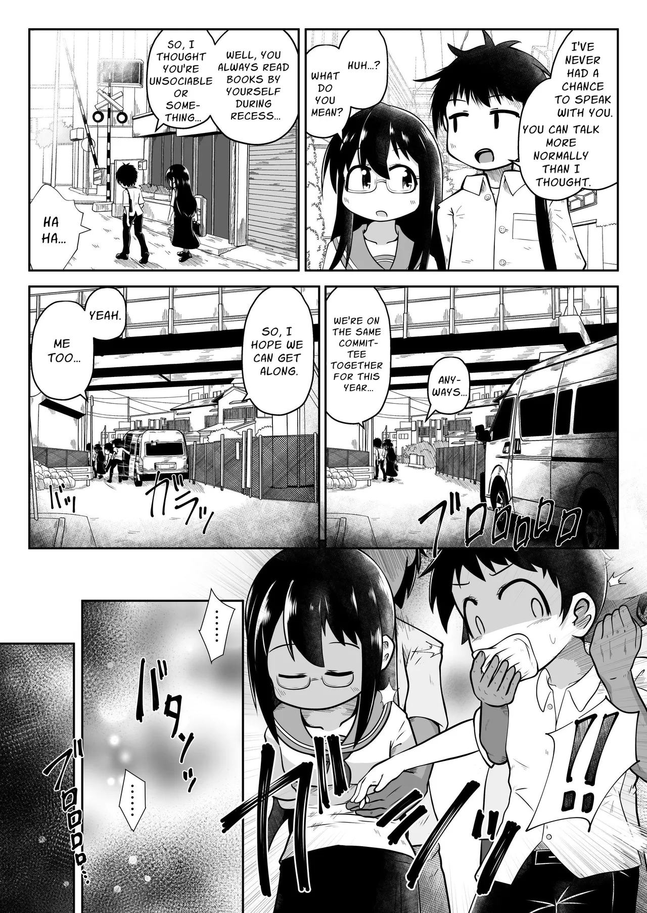 Doukyuusei no Danjo ga Rachi Sarete Uramono AV Satsuei no Tame ni Kousoku Sareta mama Koubi Saserareru Ohanashi | Abducted And Made To Fuck While Restrained For An Underground Porn Flick page 4 full