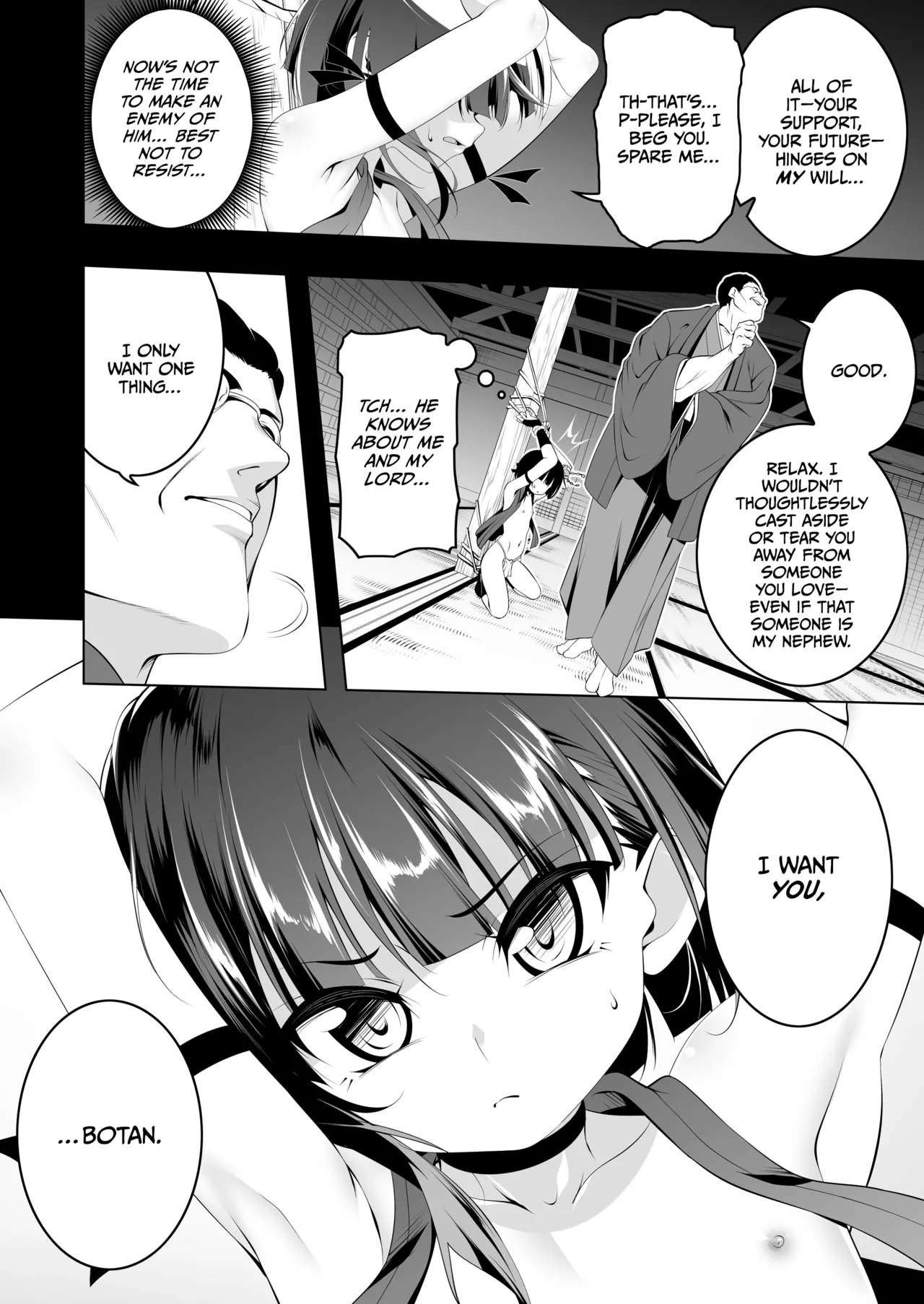 Koushoku no Chuugi Kunoichi Botan Ni page 9 full