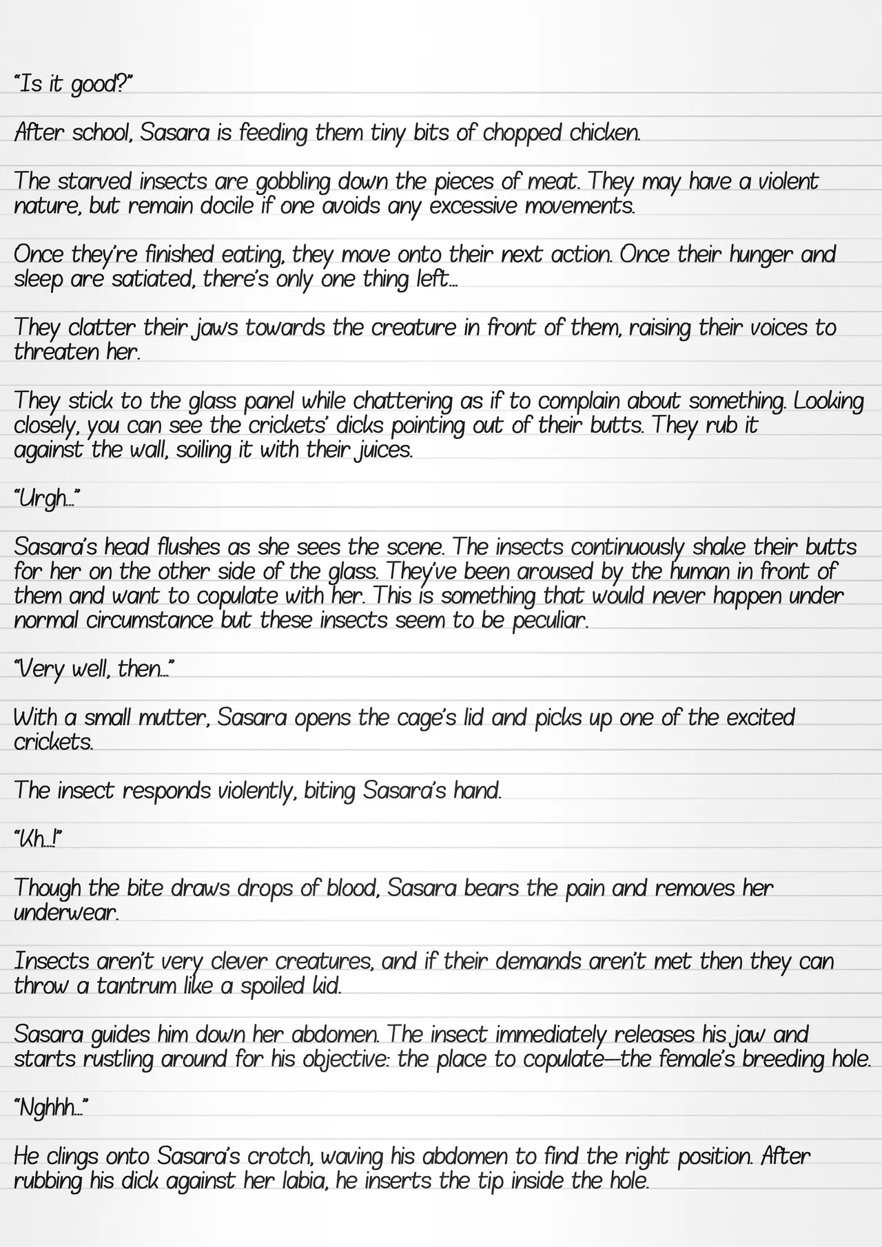 Misuke's Short Stories 22 - Sasara & Riokku page 3 full