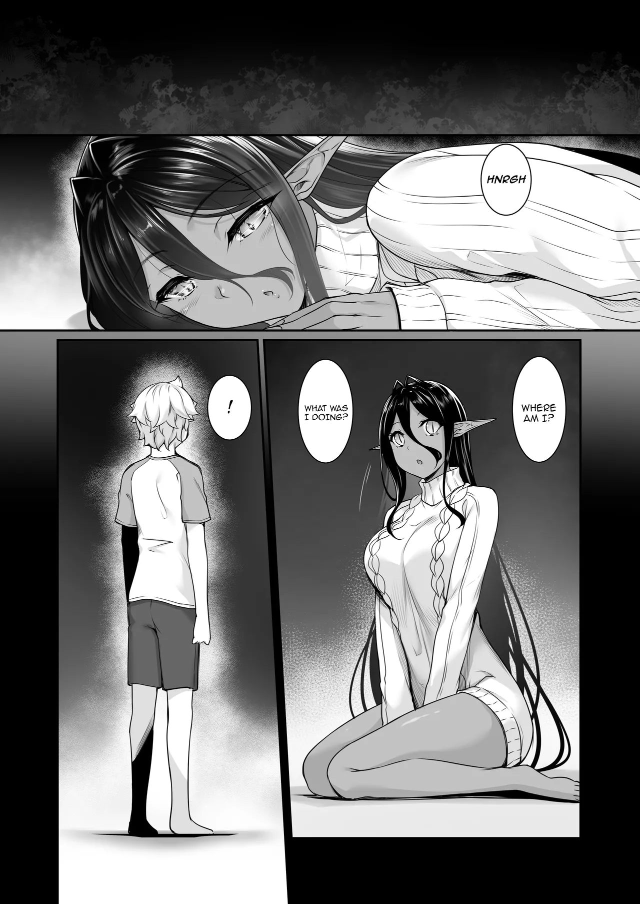 Chotto dake Ai ga Omoi Dark Elf ga Isekai kara Oikakete Kita 5 / A Slightly Clingy Dark Elf Chased Me From Another World 5 page 2 full