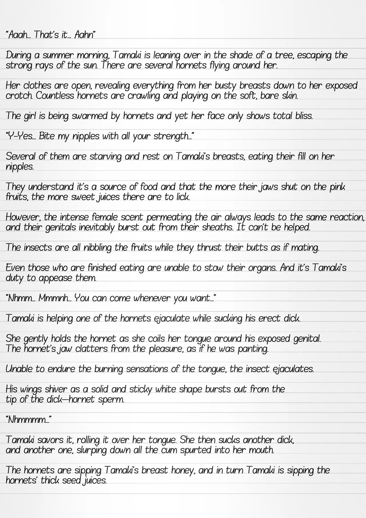 Misuke's Short Stories 19 - Tamaki & Hornets page 10 full