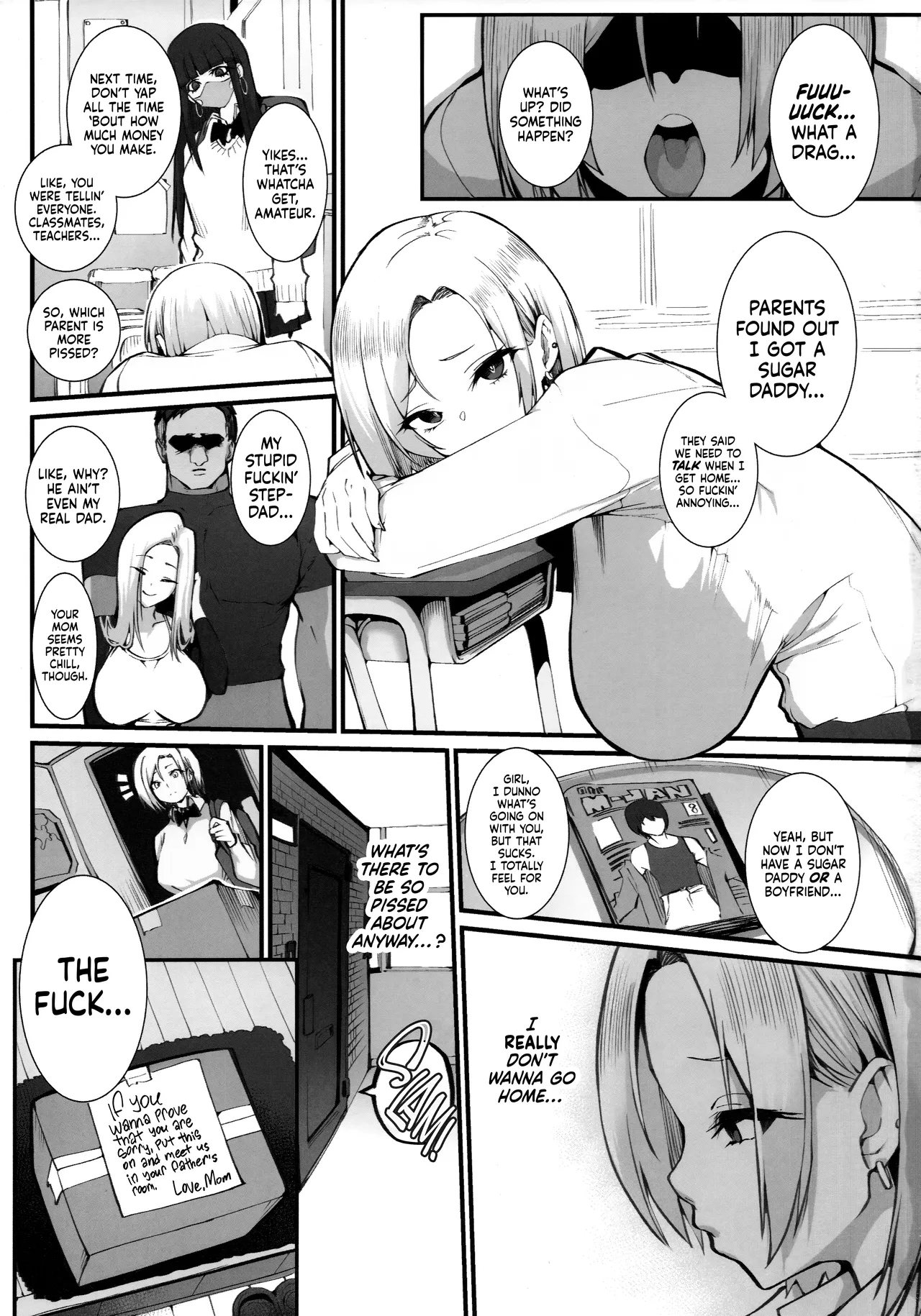 Gal Oyako no Egui Kasegikata | Gyaru mother-daughter family business page 2 full