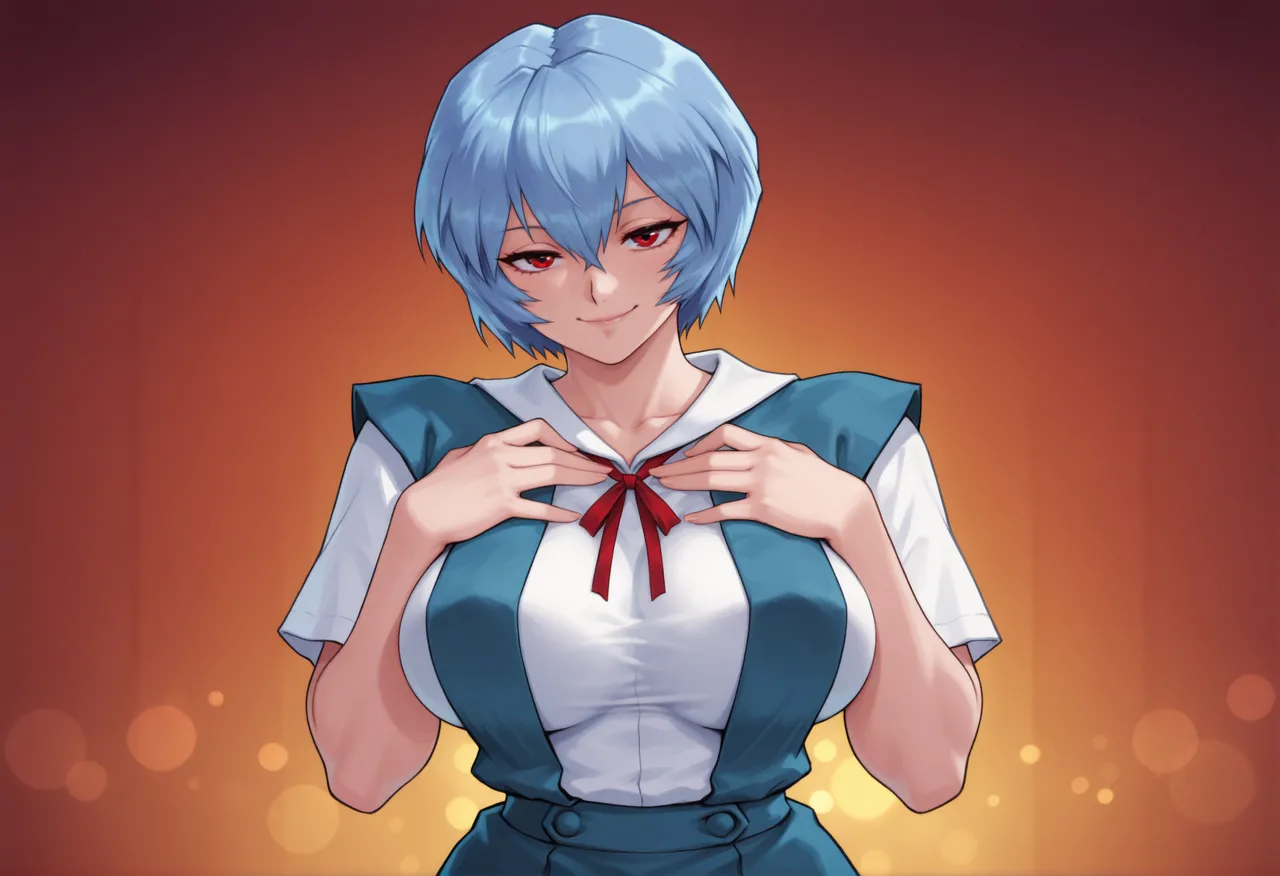 REI AYANAMI - EVANGELION - 140+ IMAGES kranken ai generated page 4 full