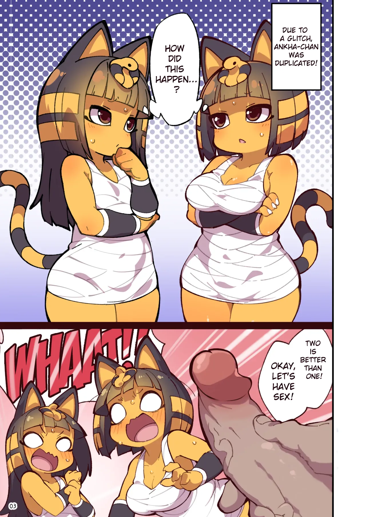 A book about having sex with Ankha-chan in various outfits page 3 full