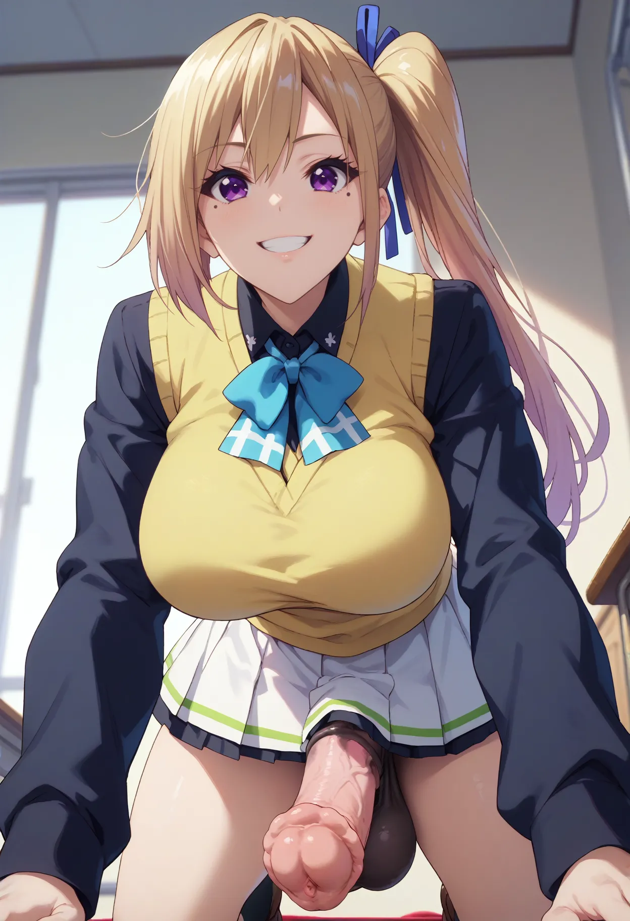 Kawakami Mai | Musaigen no Phantom | Horsecock futa fourt2 ai generated page 3 full