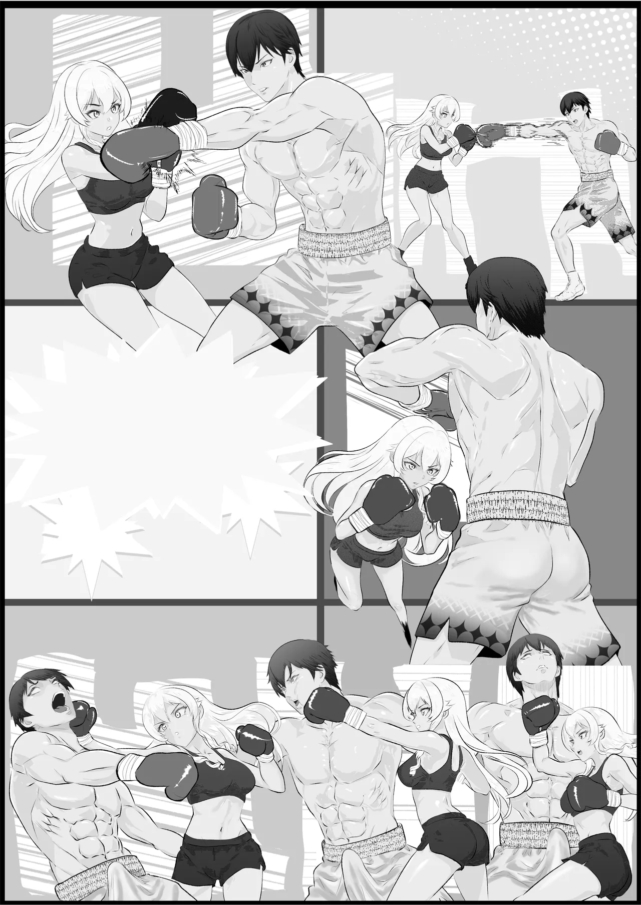 学園祭スペシャルマッチ 男子学生チャンピオンVSお嬢様 page 3 full