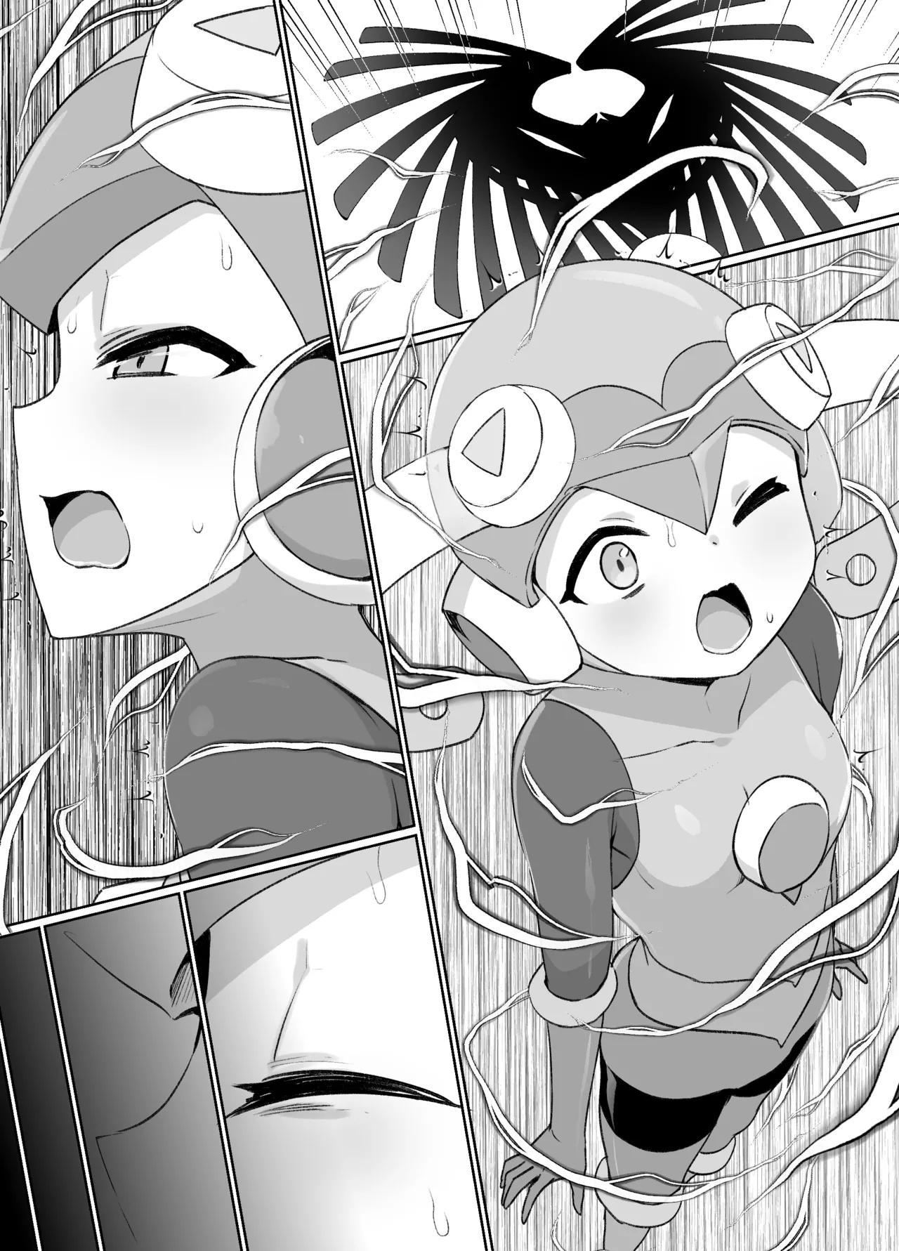 ロックマンエグゼ 悪堕ちロール 洗脳過程シーン page 4 full