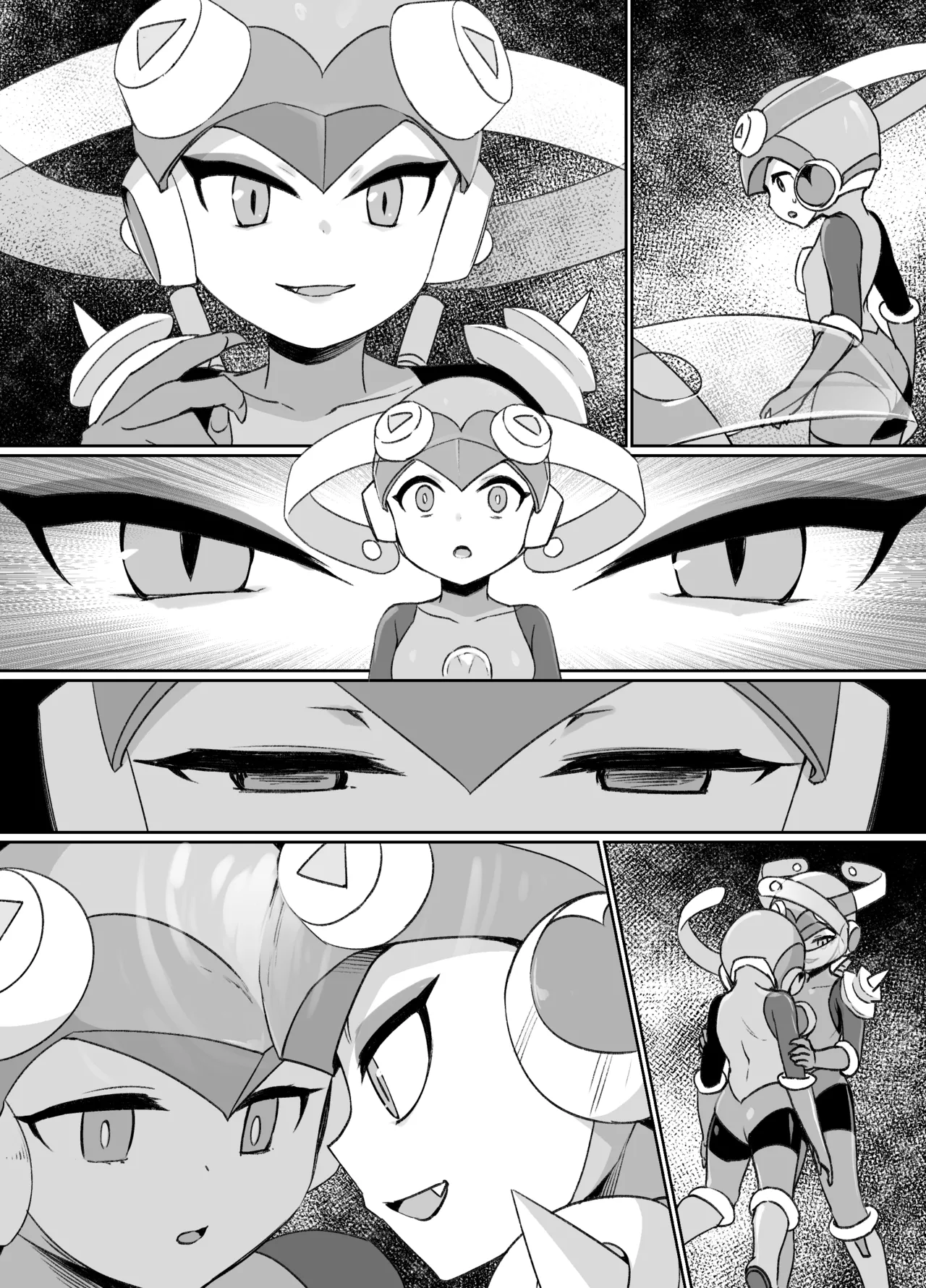 ロックマンエグゼ 悪堕ちロール 洗脳過程シーン page 5 full